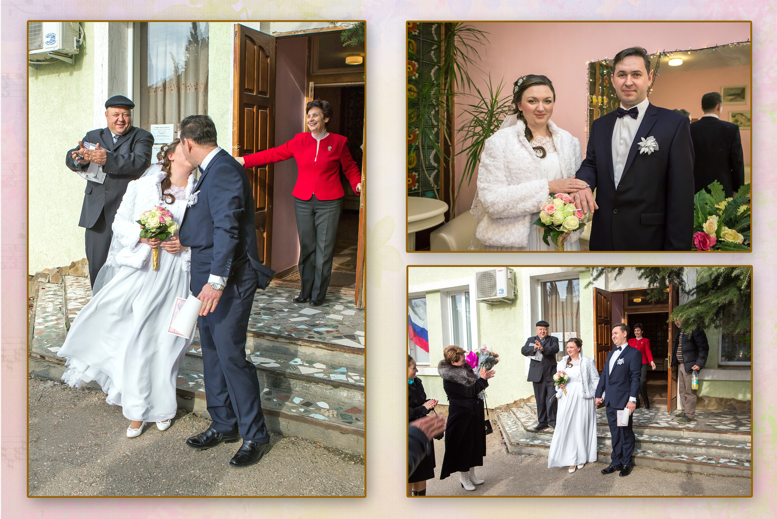 Свадебная фотокнига Дмитрия и Марины. Свадебный и семейный фотограф в Форосе, г. Ялта Виктор Рябиченко