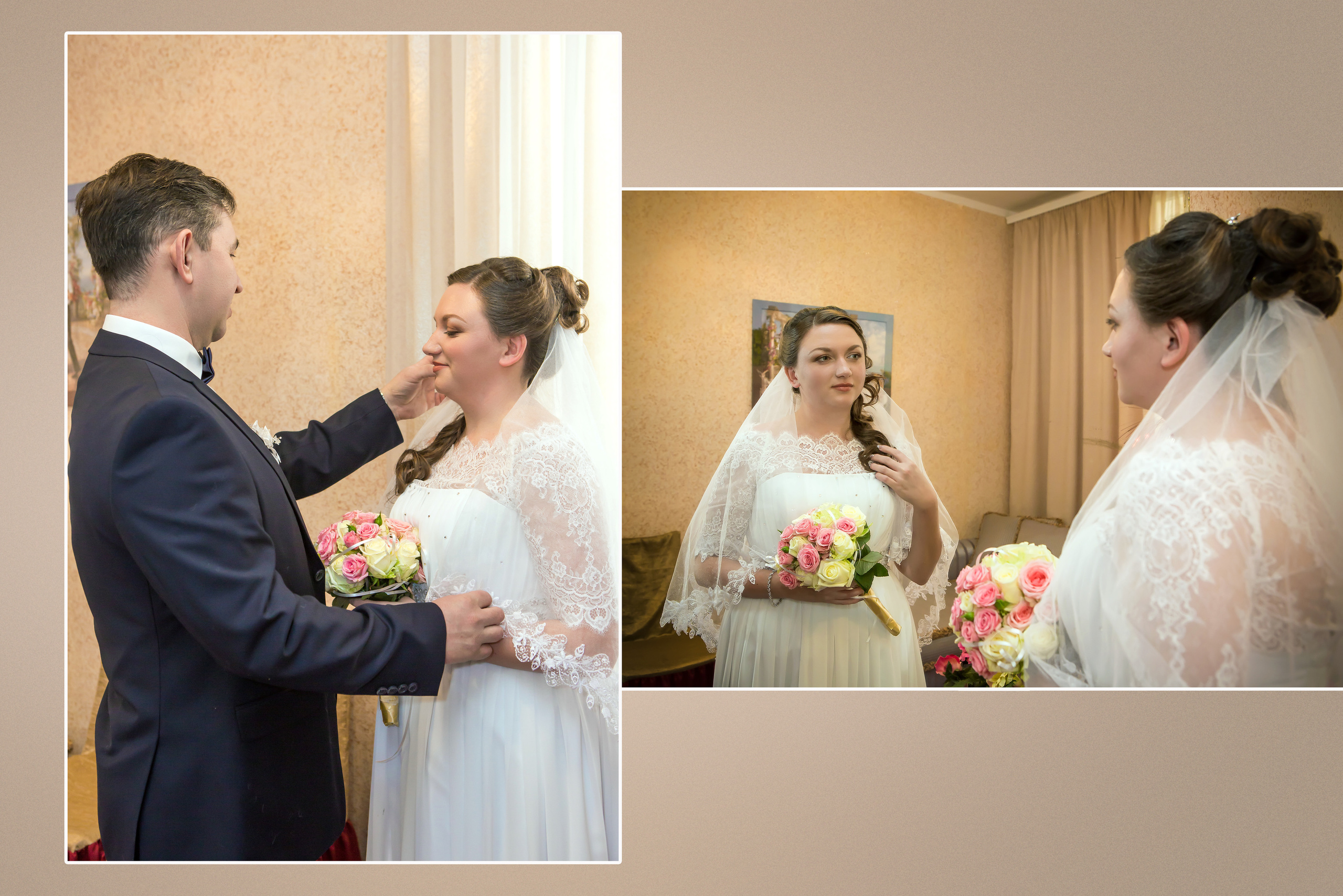 Свадебная фотокнига Дмитрия и Марины. Свадебный и семейный фотограф в Форосе, г. Ялта Виктор Рябиченко