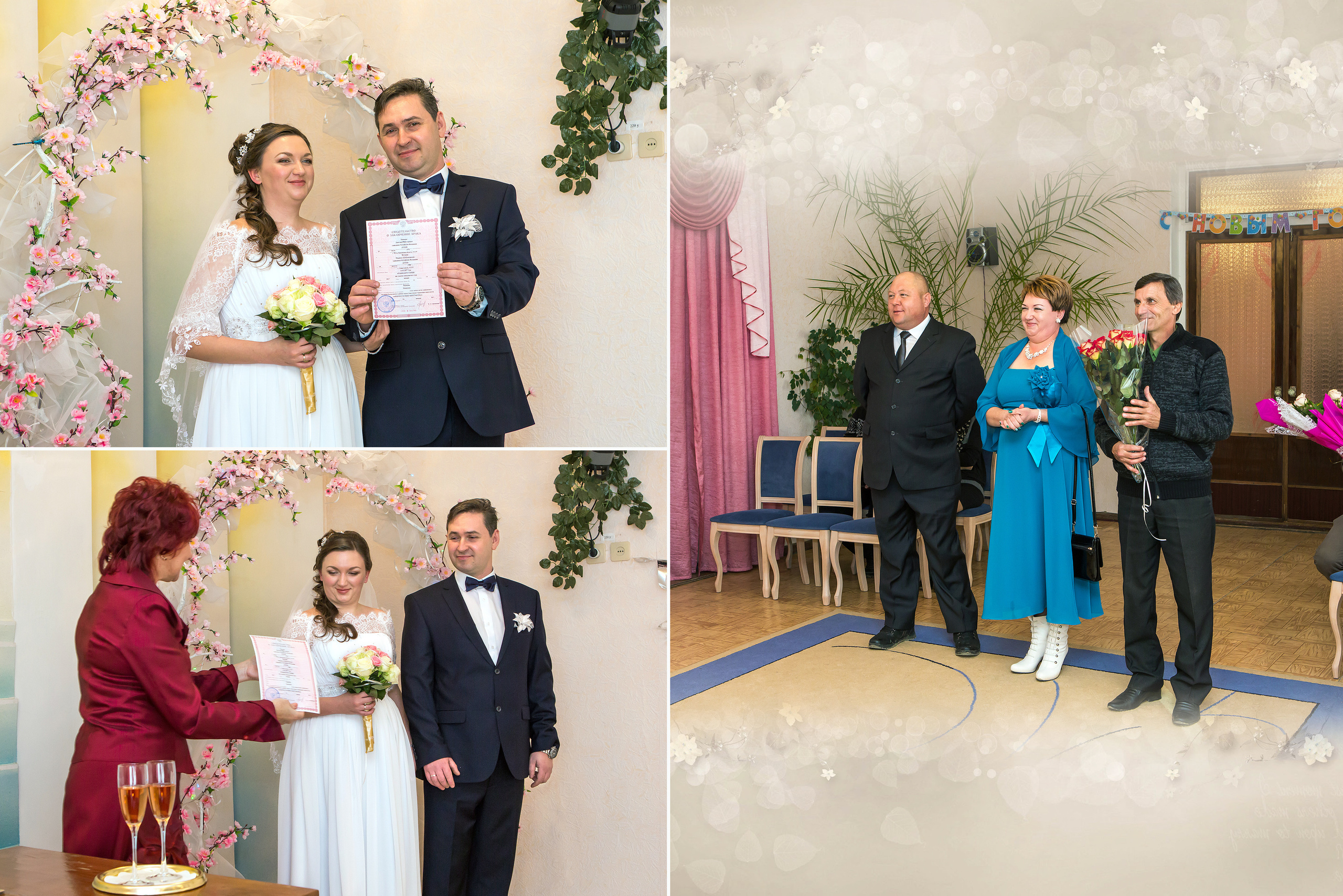 Свадебная фотокнига Дмитрия и Марины. Свадебный и семейный фотограф в Форосе, г. Ялта Виктор Рябиченко