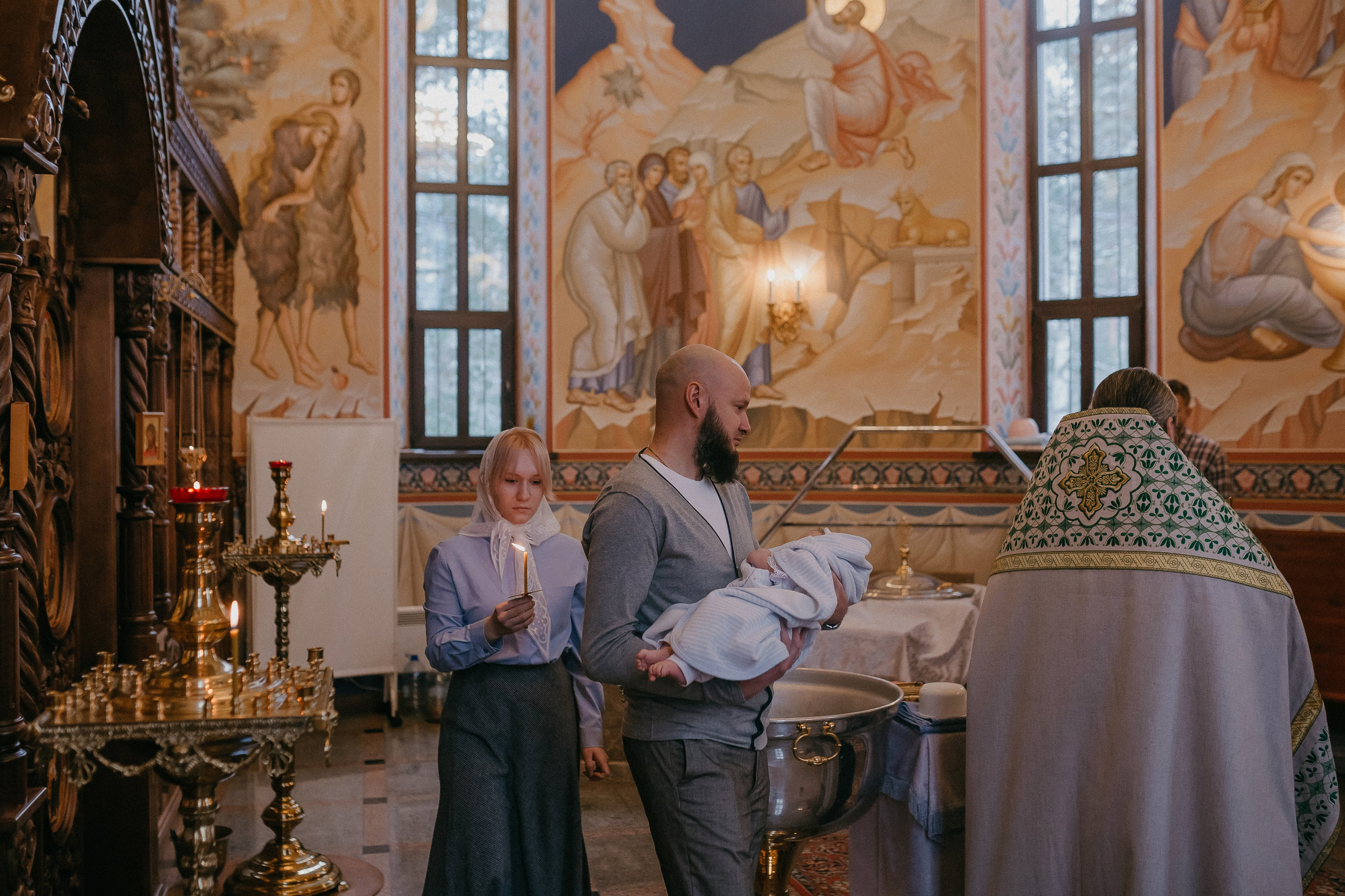 Крещение Владимира. Храм Георгия Победоносца. Семейный фотограф в Сургуте