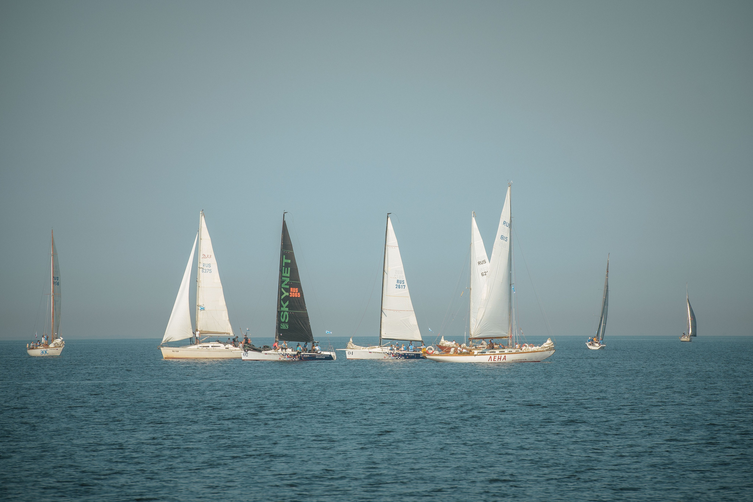 Яхтинг. Фотограф Дмитрий Потатуев