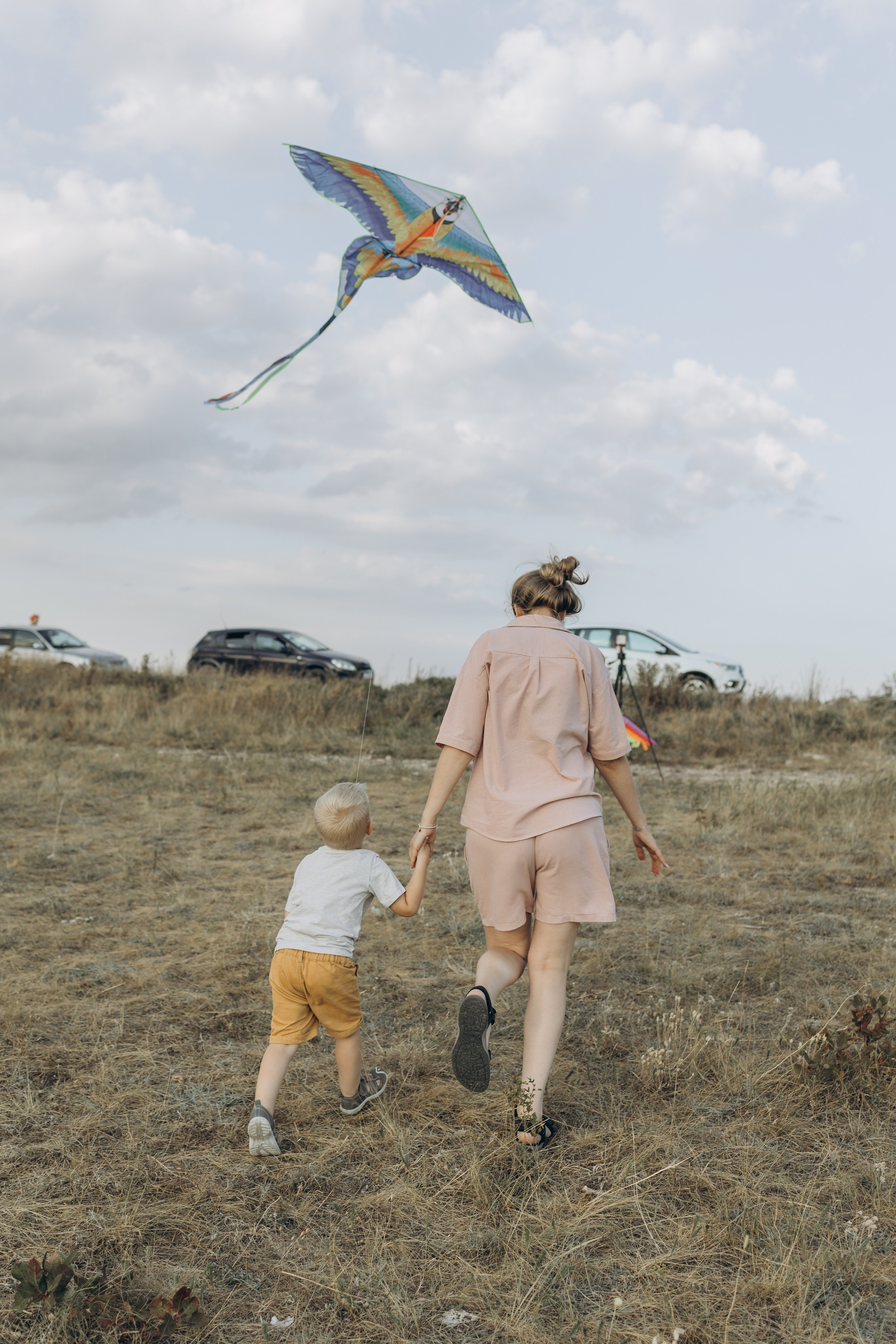 Воздушный змей. Семейный фотограф в Москве Виктория Ястребинская
