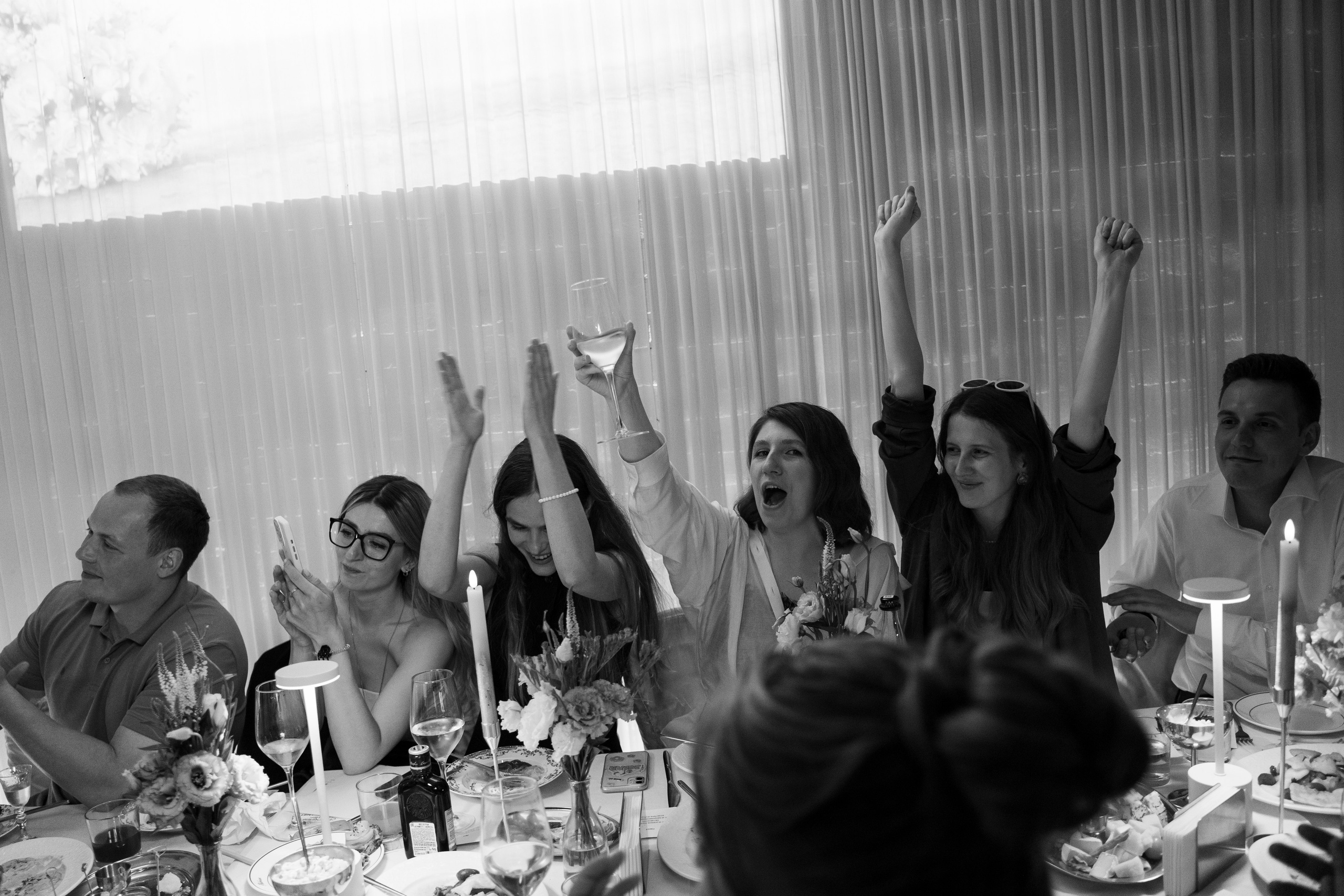 Елена и Владимир. Камерная свадьба в кафе «Рябчик»