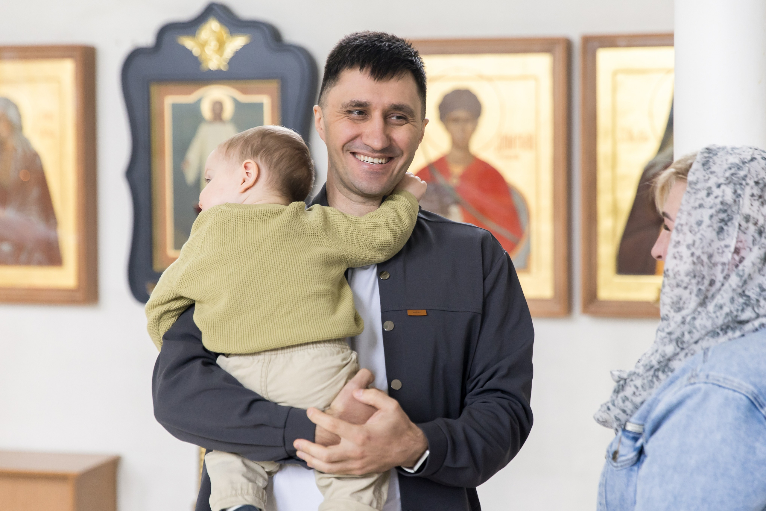 Крещение. Снимаю съемки