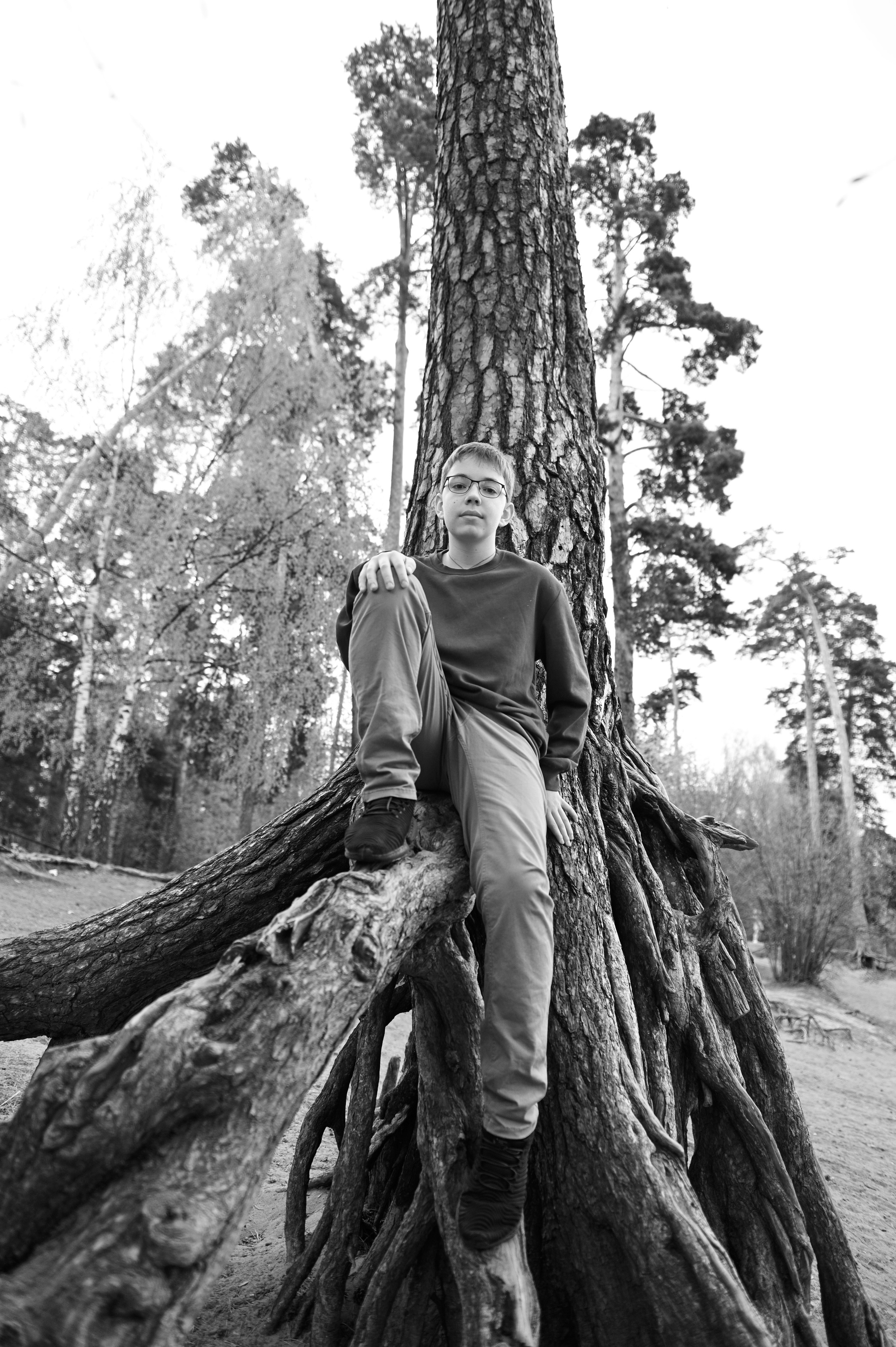 Фотосессия в корнях. Детский и семейный фотограф в Москве Ульяна Федорова