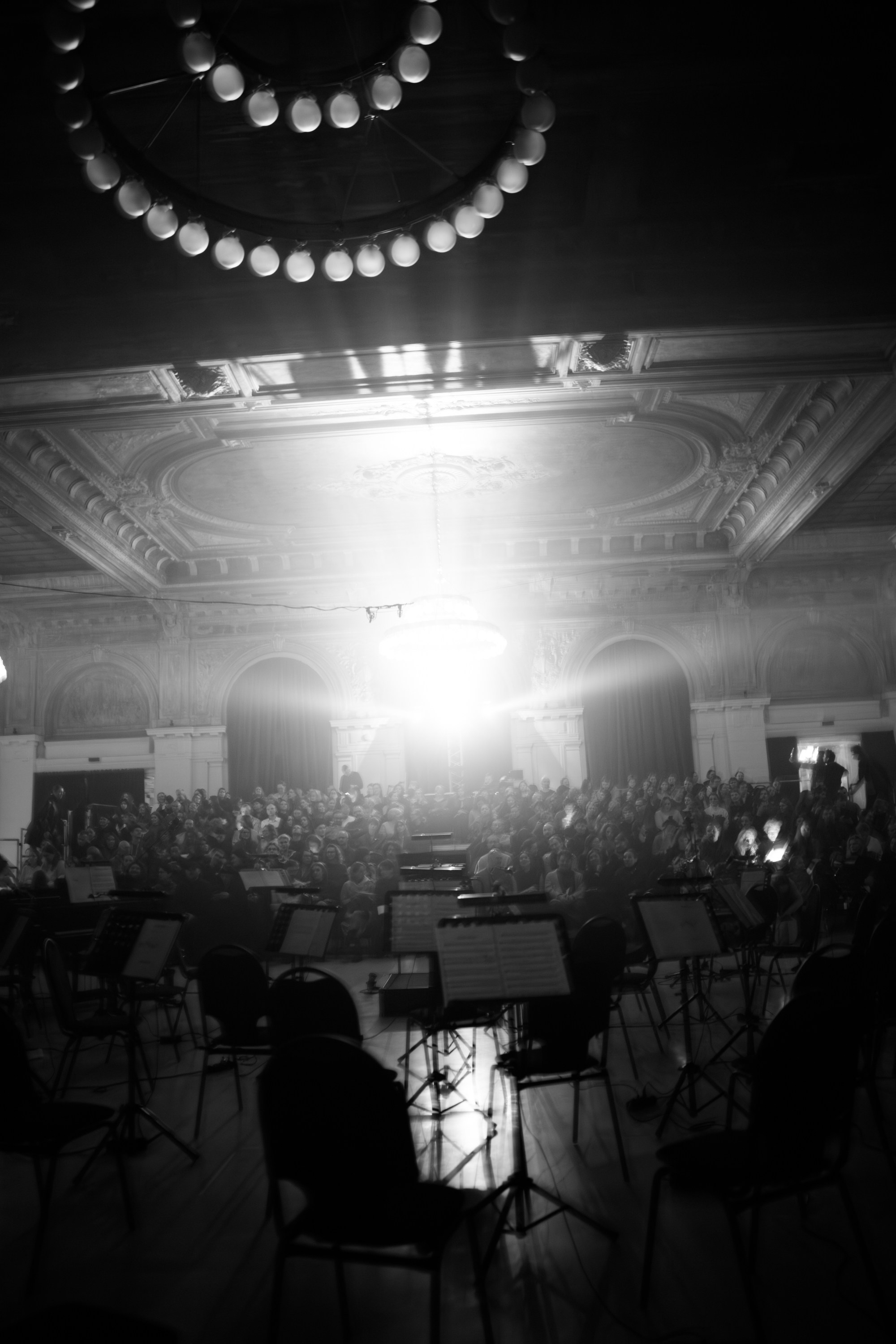 Концерт музыки композитора-резидента Алексея Ретинского «Dom Radio». Репортажный фотограф в Санкт-Петербурге Александр Паклин