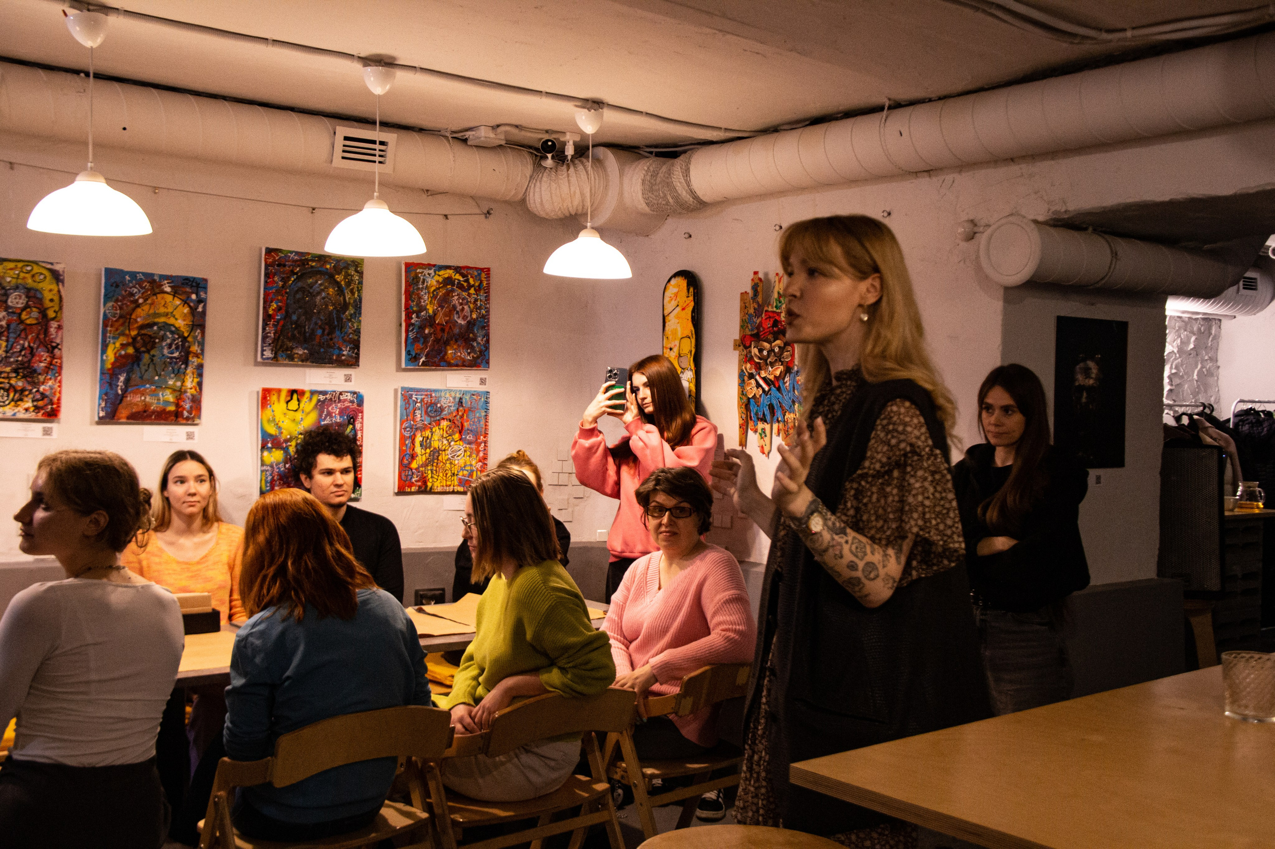 Кофейня Катартика, открытие выставки «Мистика» 3.10.2024. Janie valde | visual artist