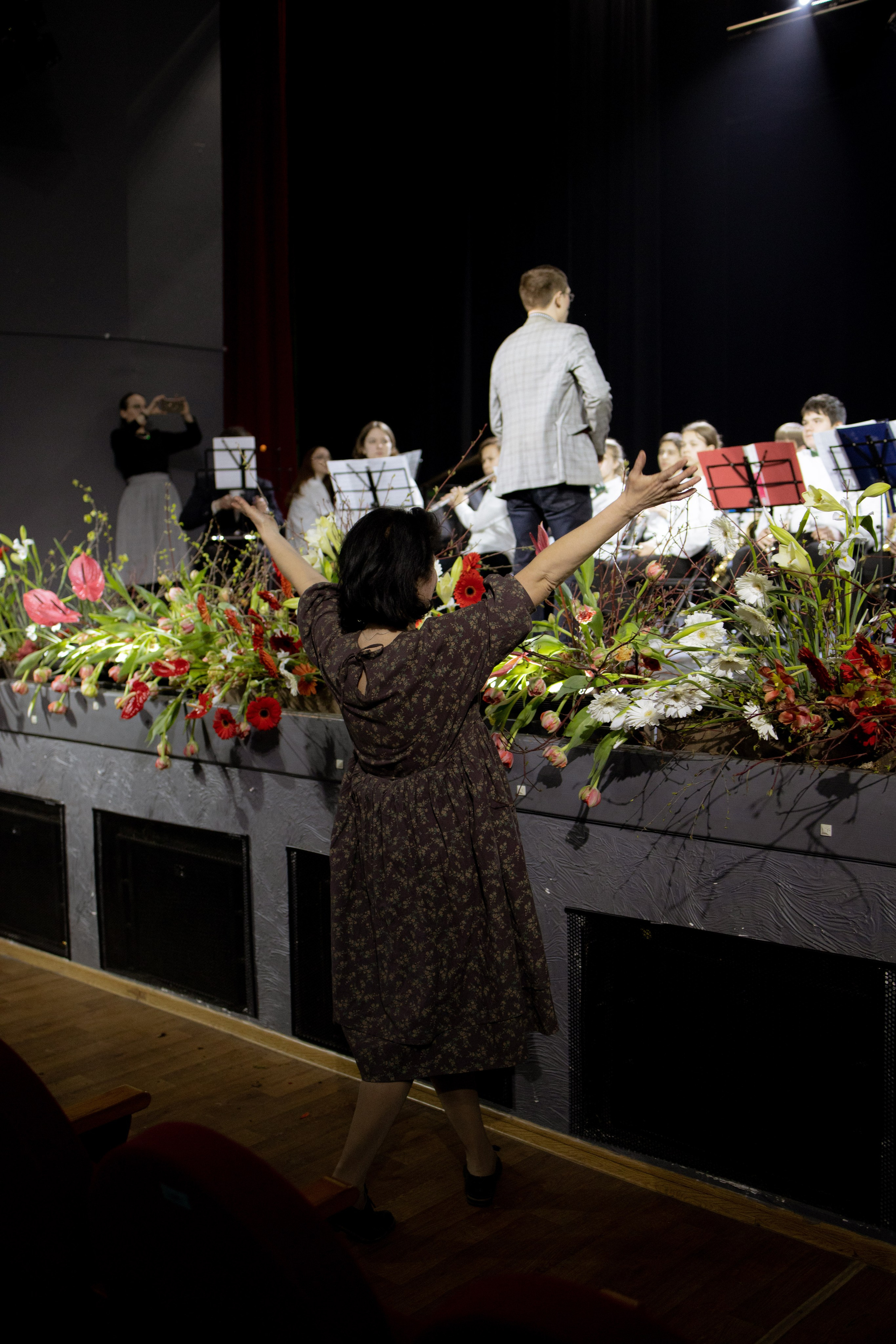 Оформление Отчетного концерта Музыкальной школы Глазунова. Оформление свадеб, декор свадеб Вера Маркова, Москва