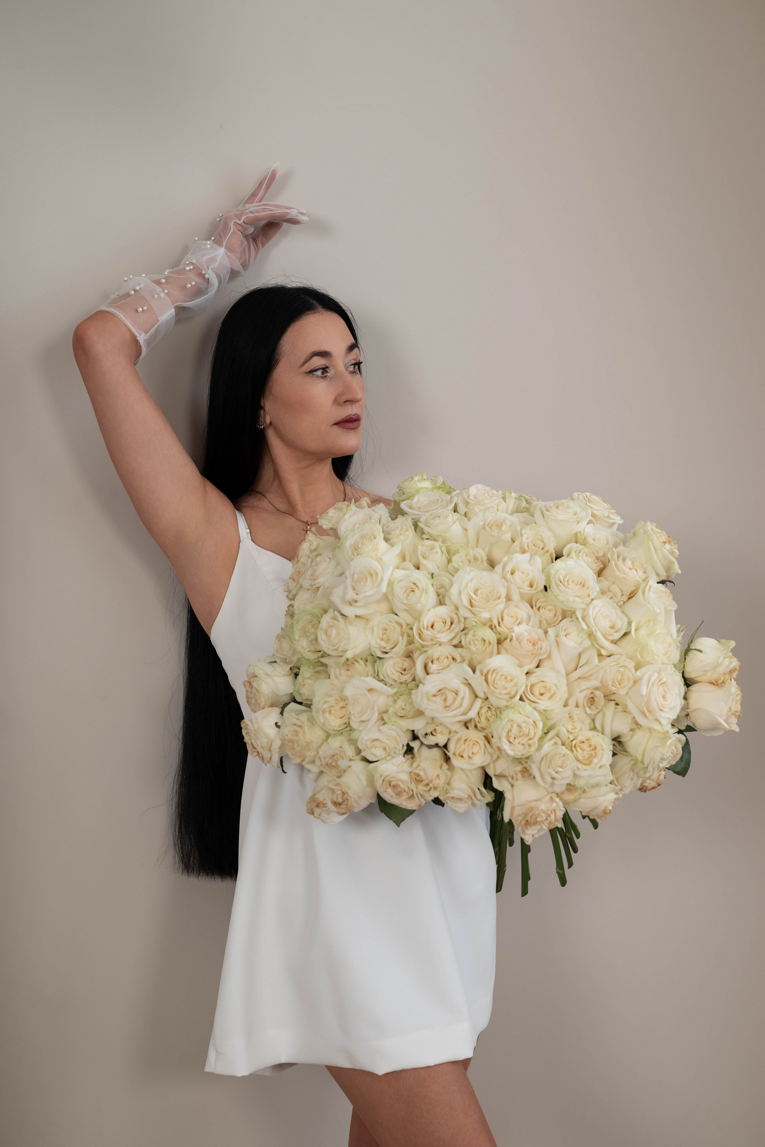 Фотопроект 101 белая роза 2026 год. Фотограф в городе Салават