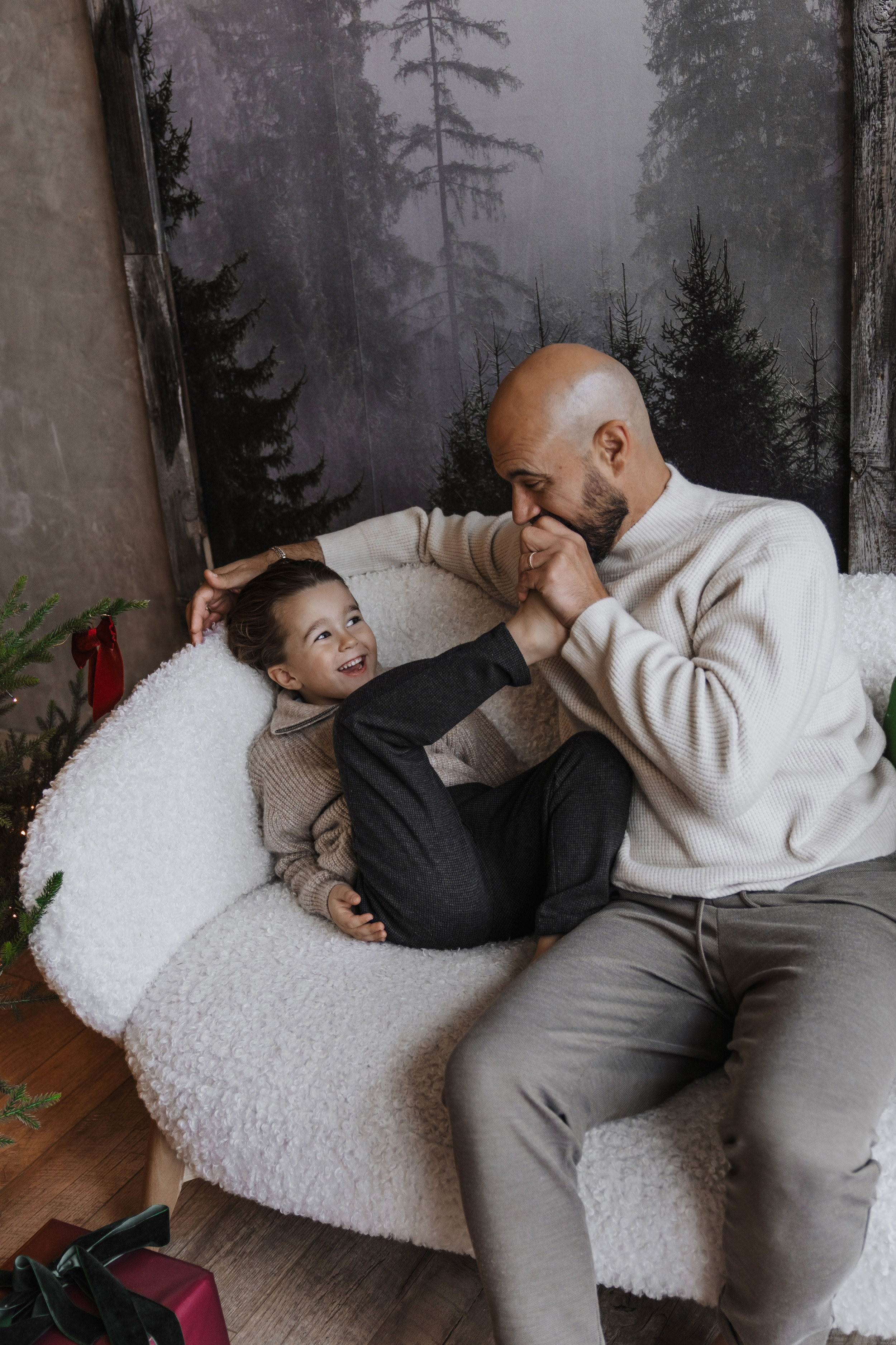 Лиза, Скарлетт, Винсент и Деннис. Минск, Рождество. Olga Modjaro