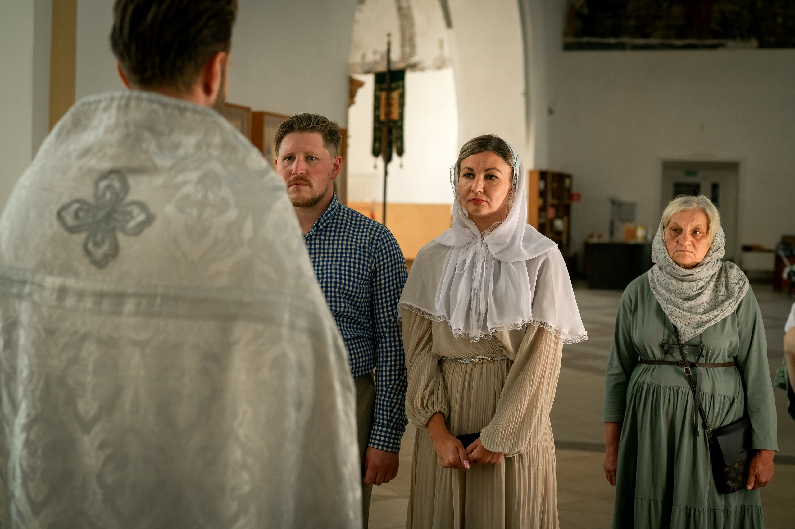 Таинство крещения. Фотограф новорождённых, семейный, школьный в городе Калуге Евгения