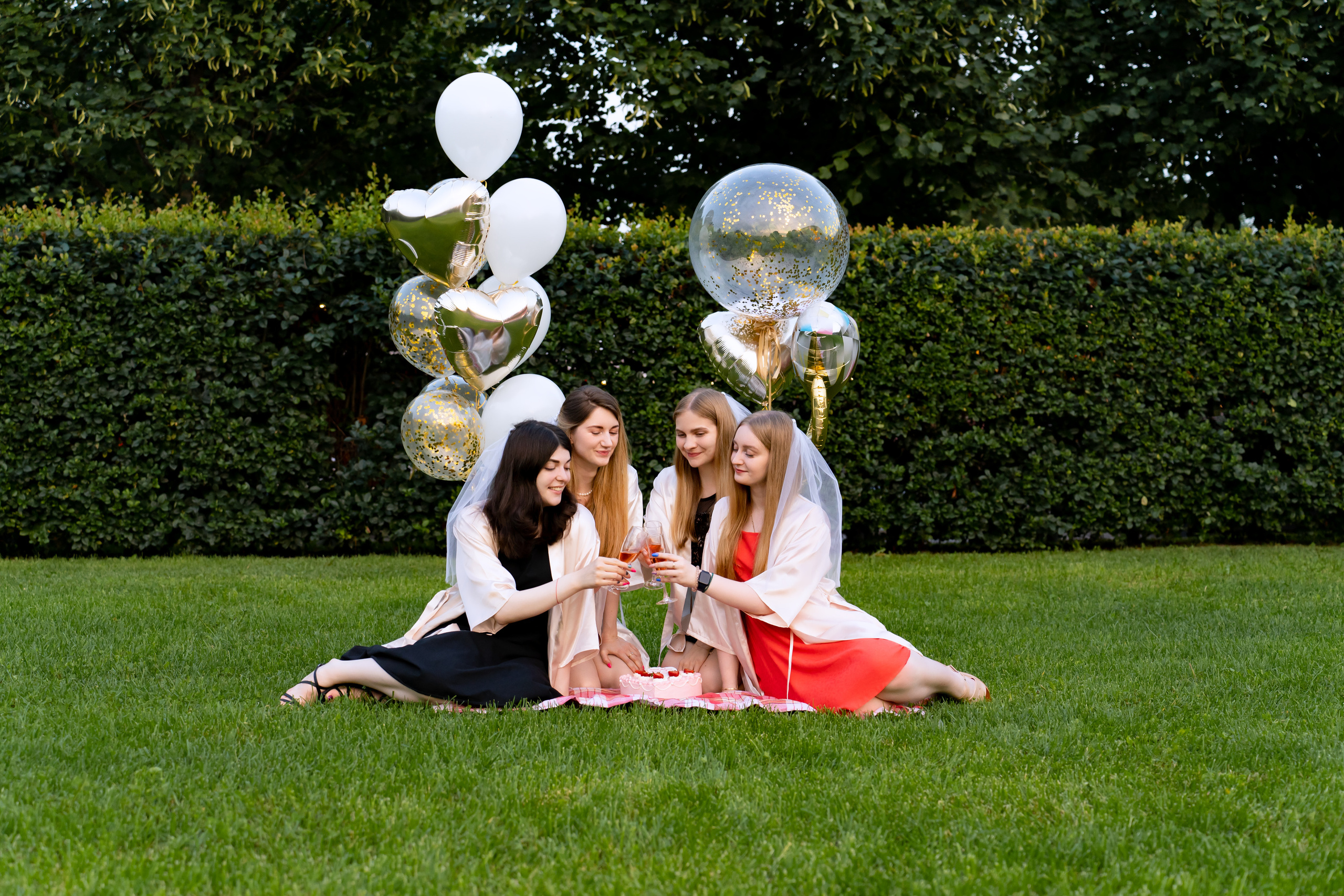 Bride & bridesmaids. Фотограф Москва. Базанова Анастасия