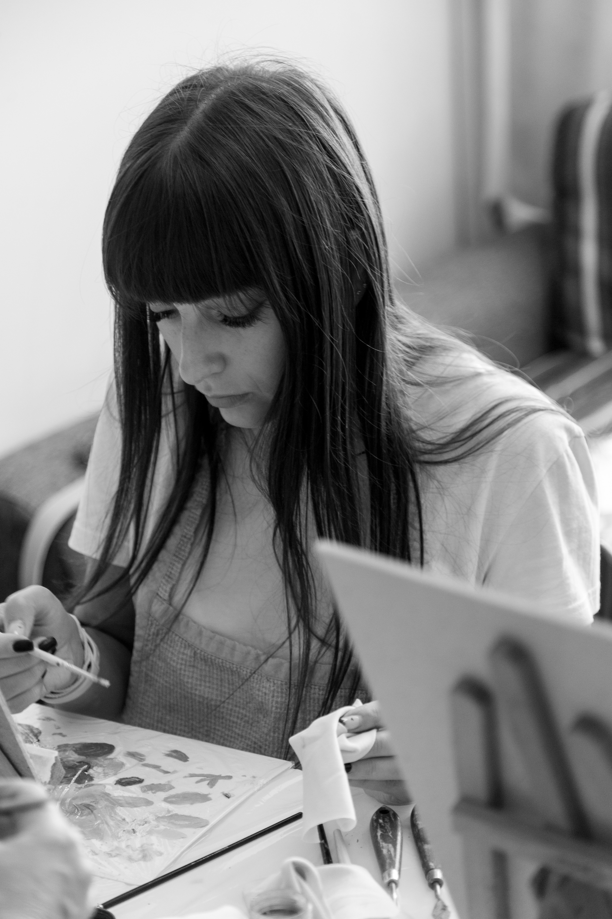 Мастер-класс по живописи. Фотограф Кемерово Анастасия Ларионова