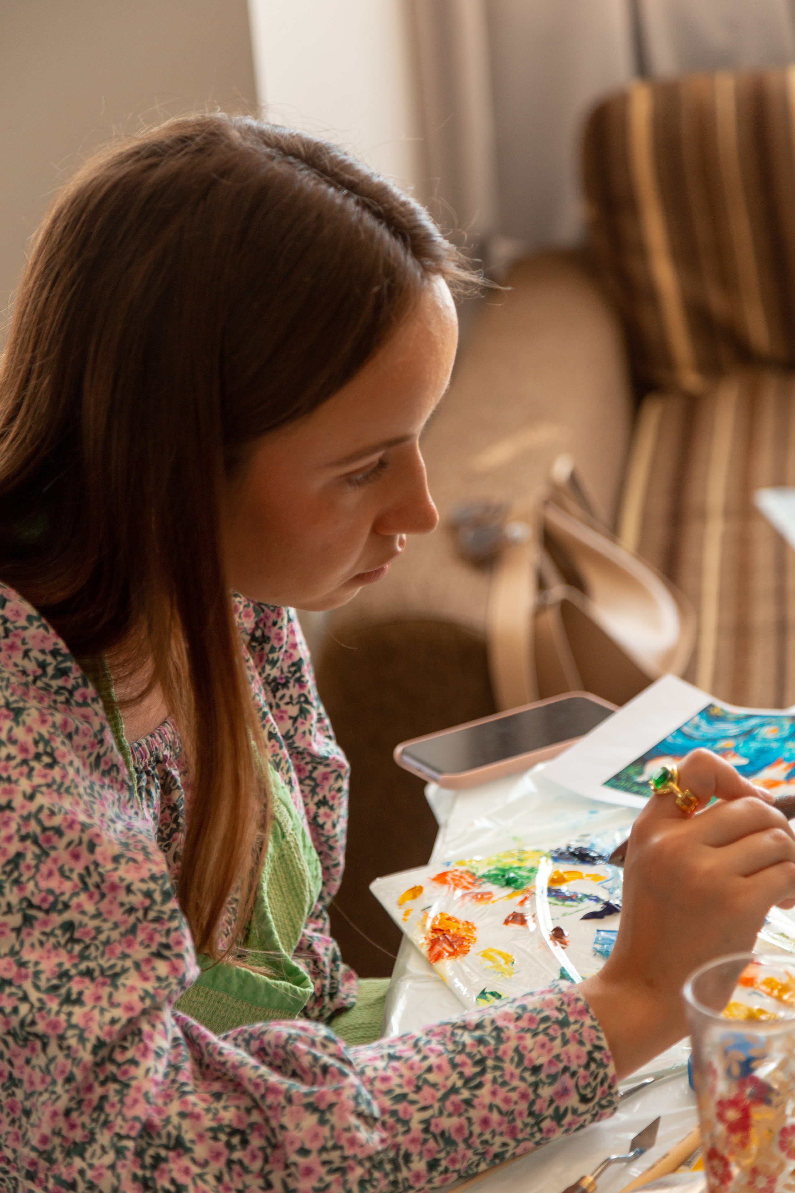 Мастер-класс по живописи. Фотограф Кемерово Анастасия Ларионова