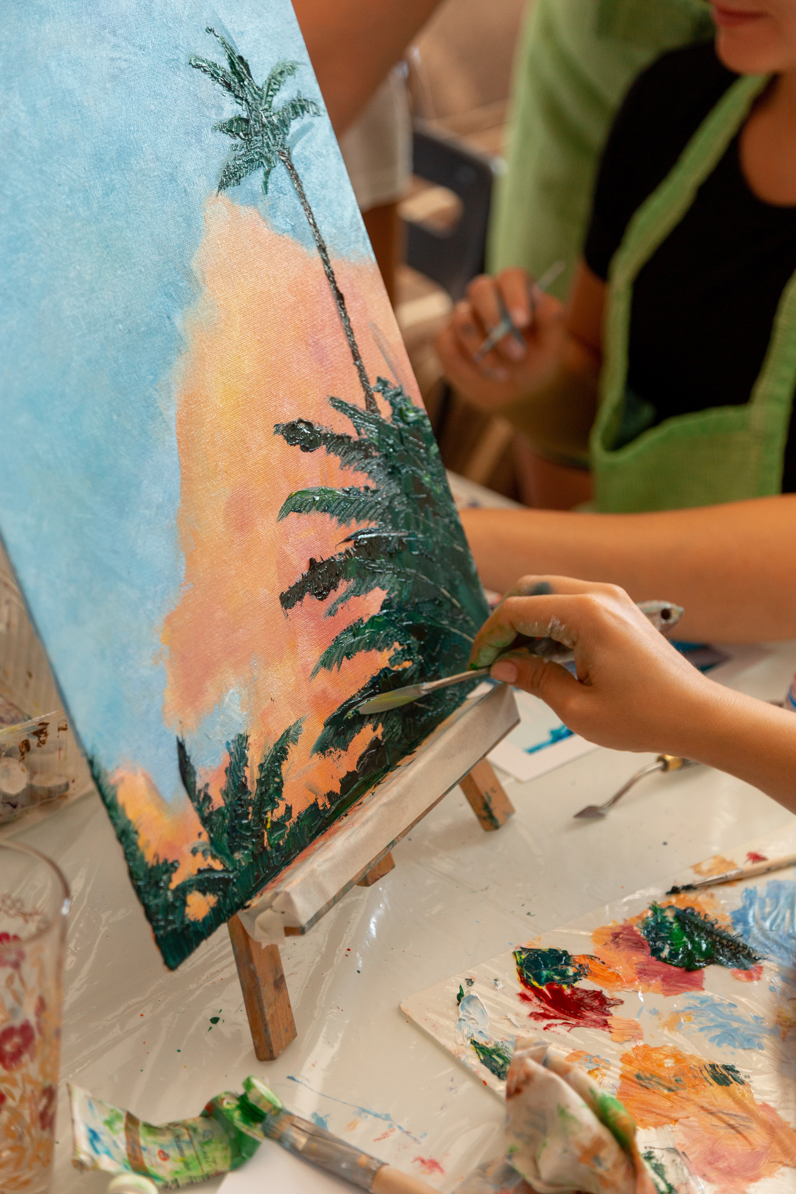 Мастер-класс по живописи. Фотограф Кемерово Анастасия Ларионова