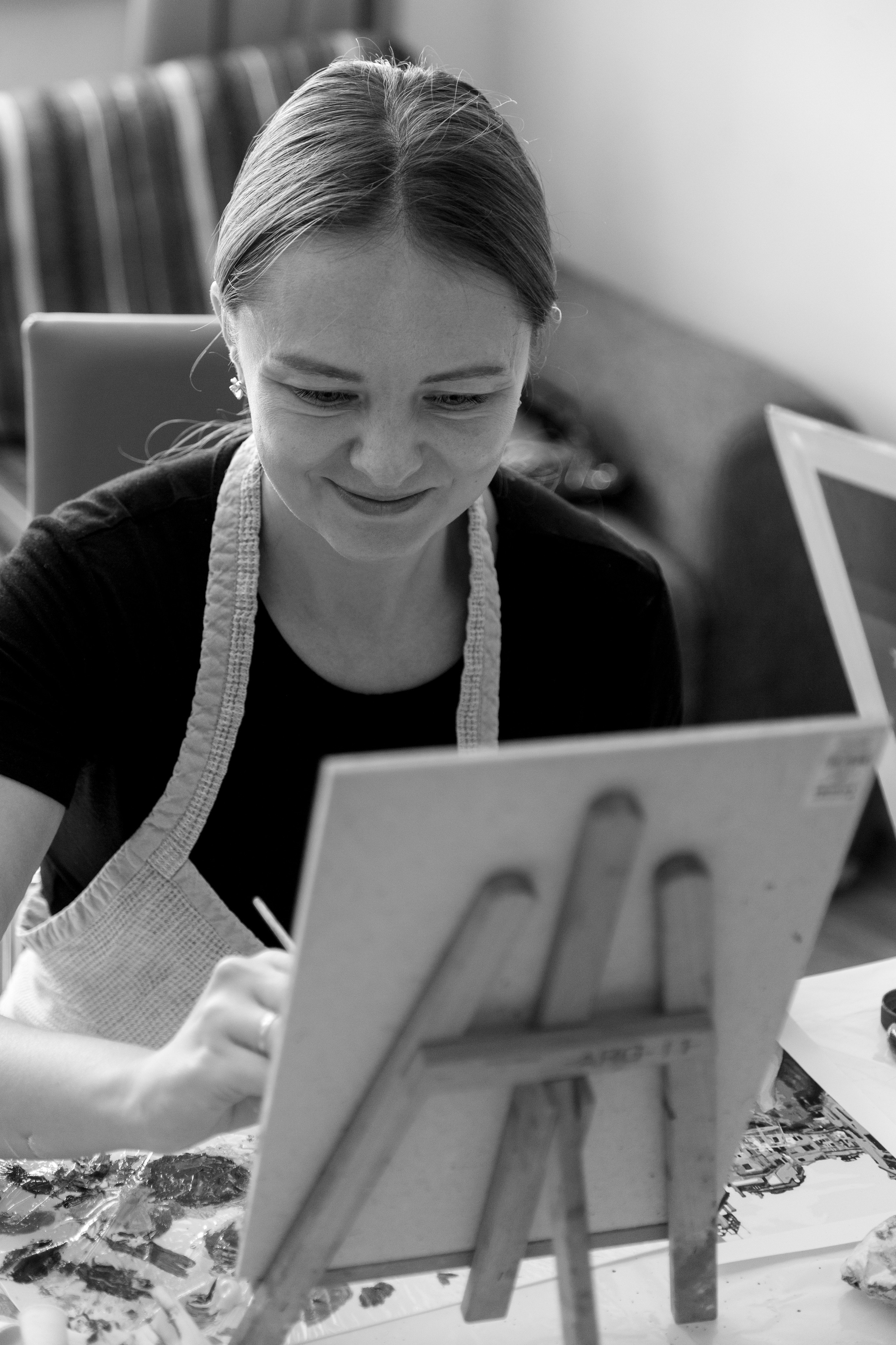 Мастер-класс по живописи. Фотограф Кемерово Анастасия Ларионова