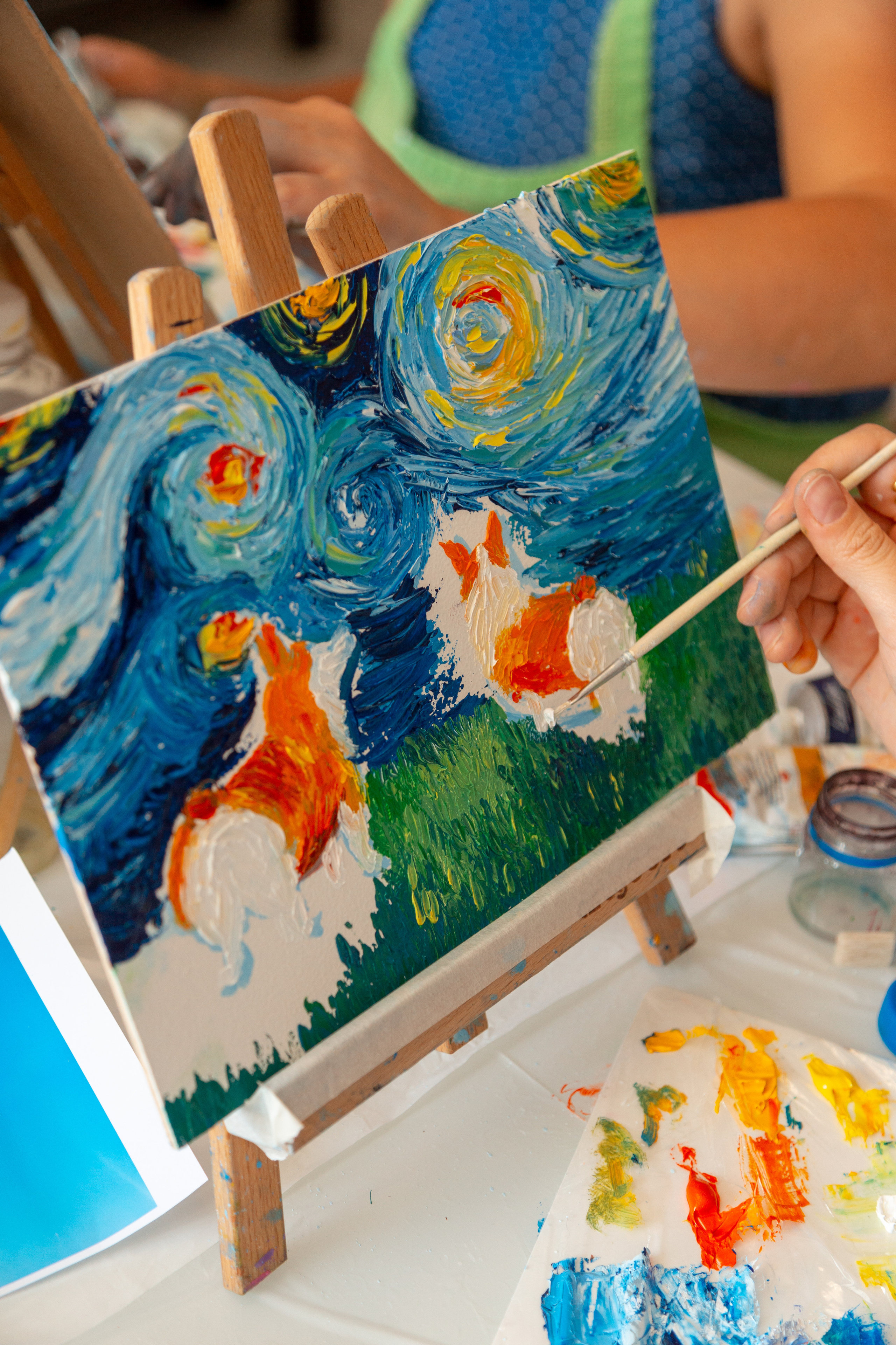 Мастер-класс по живописи. Фотограф Кемерово Анастасия Ларионова