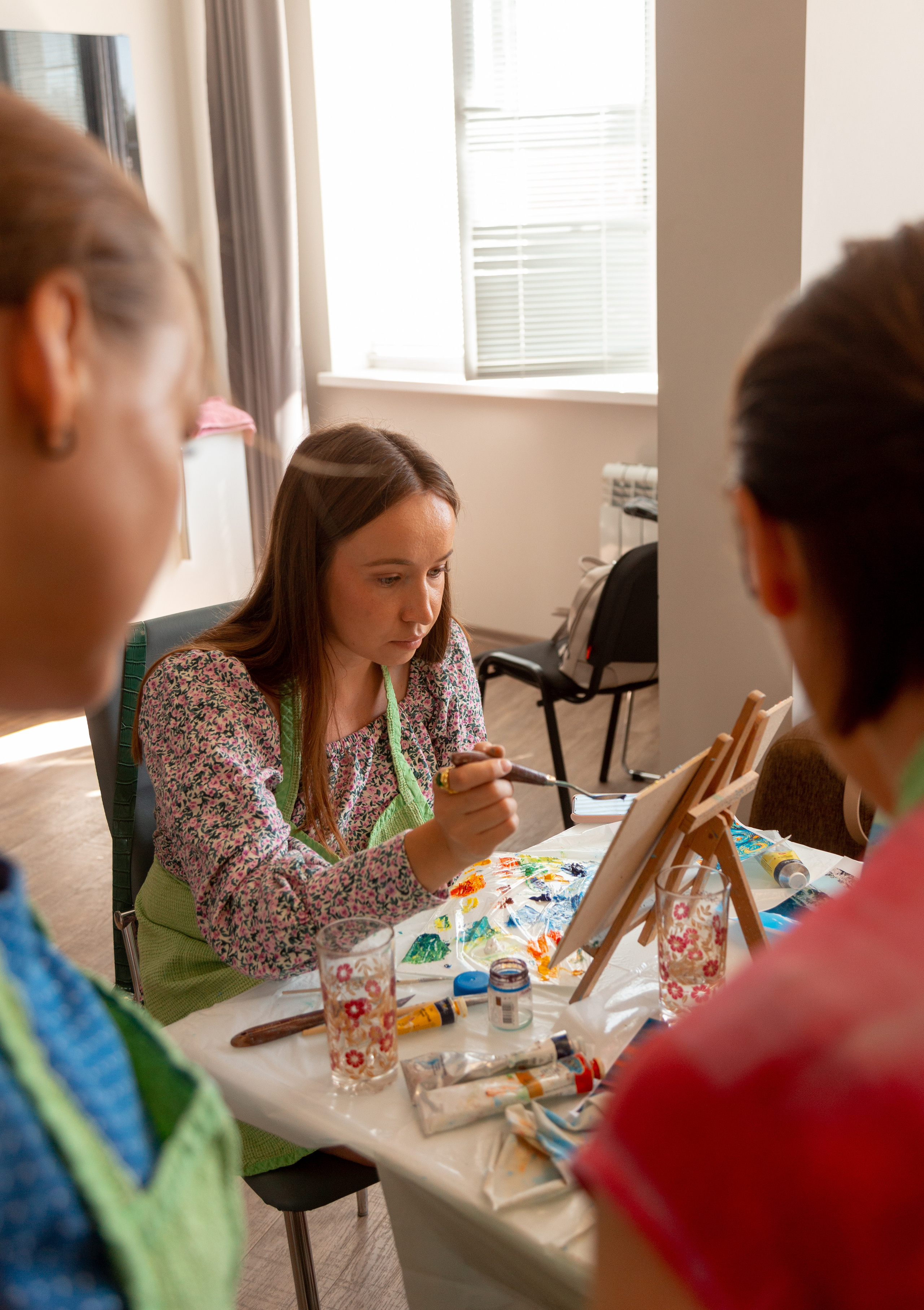 Мастер-класс по живописи. Фотограф Кемерово Анастасия Ларионова