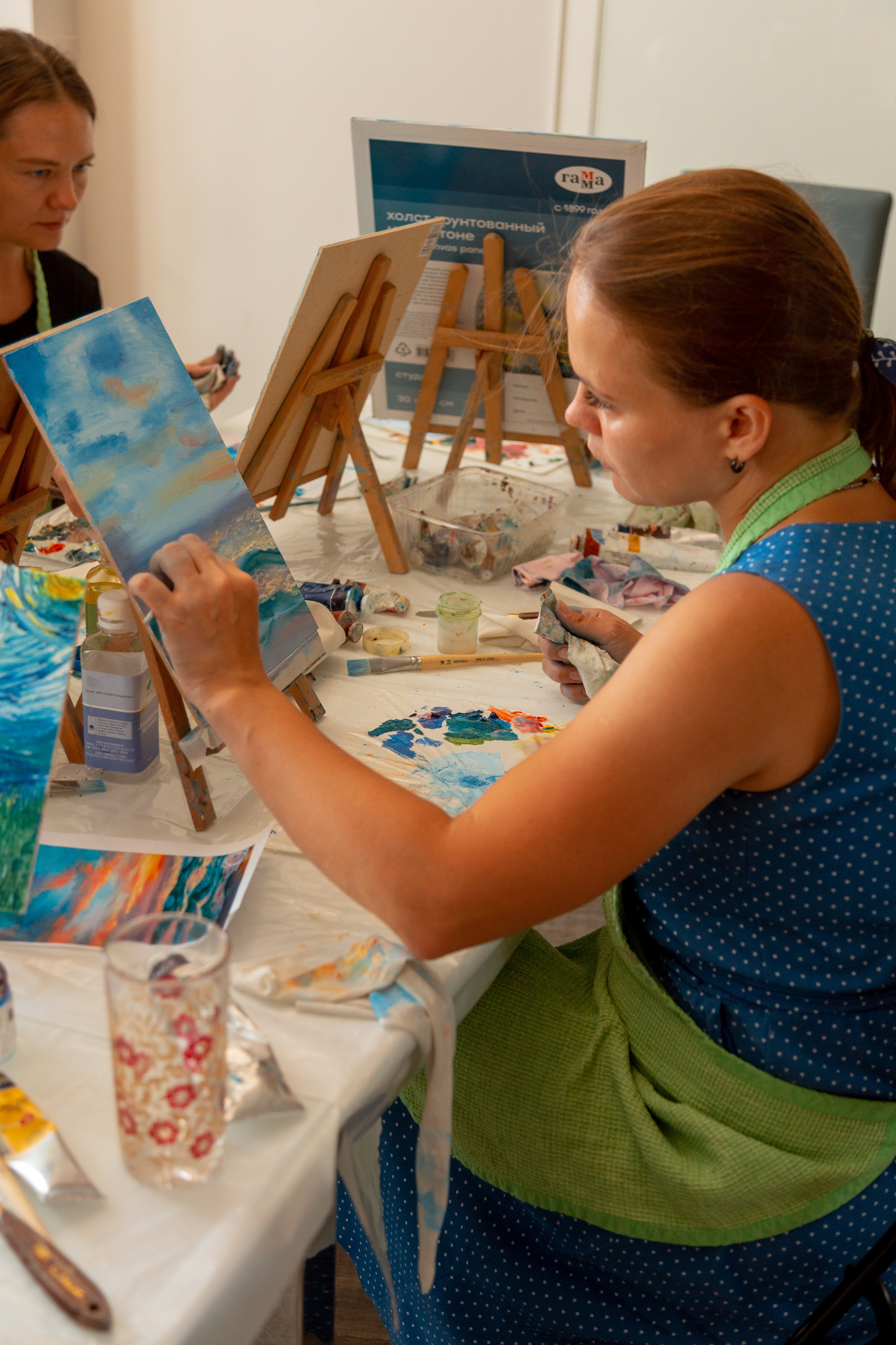 Мастер-класс по живописи. Фотограф Кемерово Анастасия Ларионова