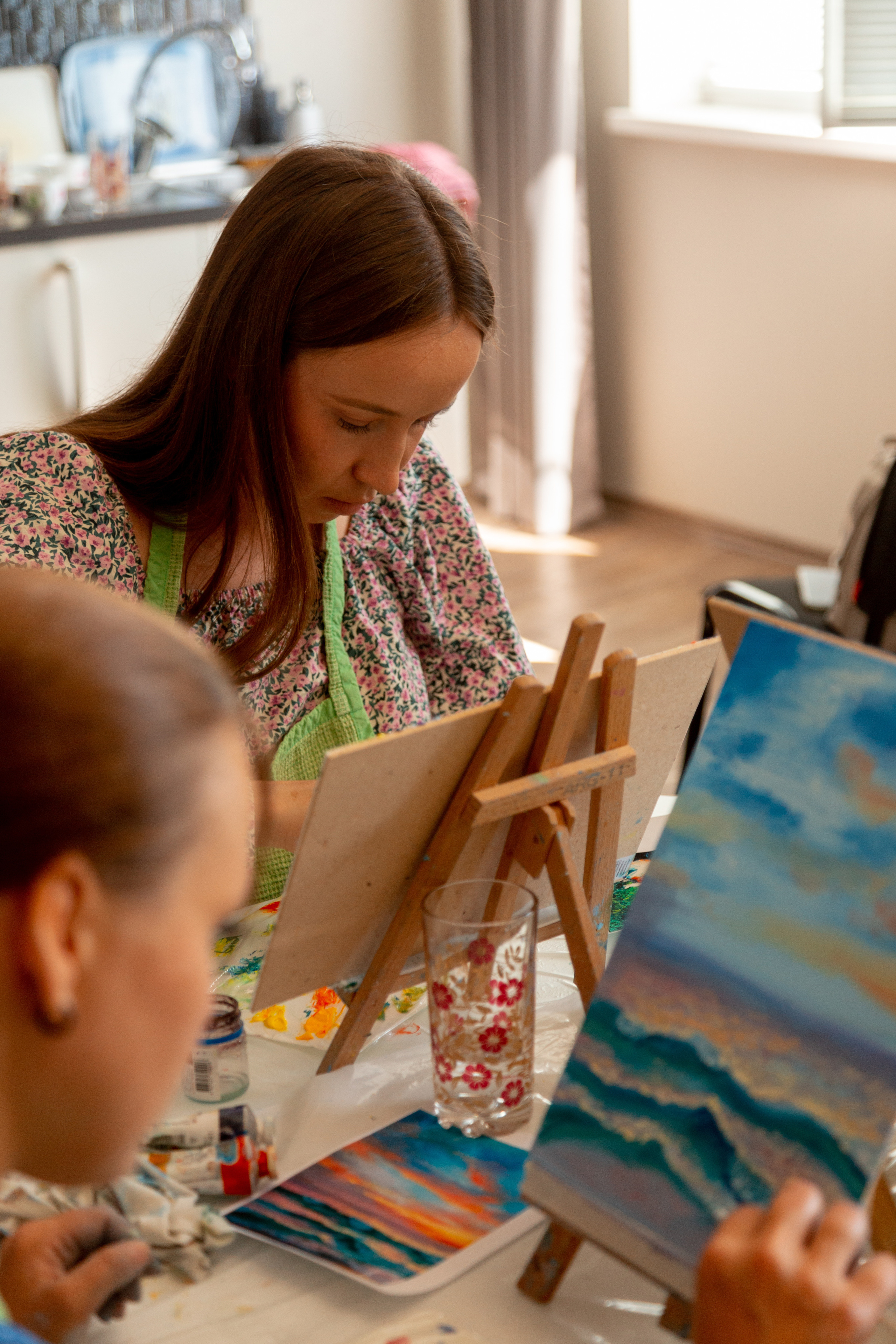 Мастер-класс по живописи. Фотограф Кемерово Анастасия Ларионова