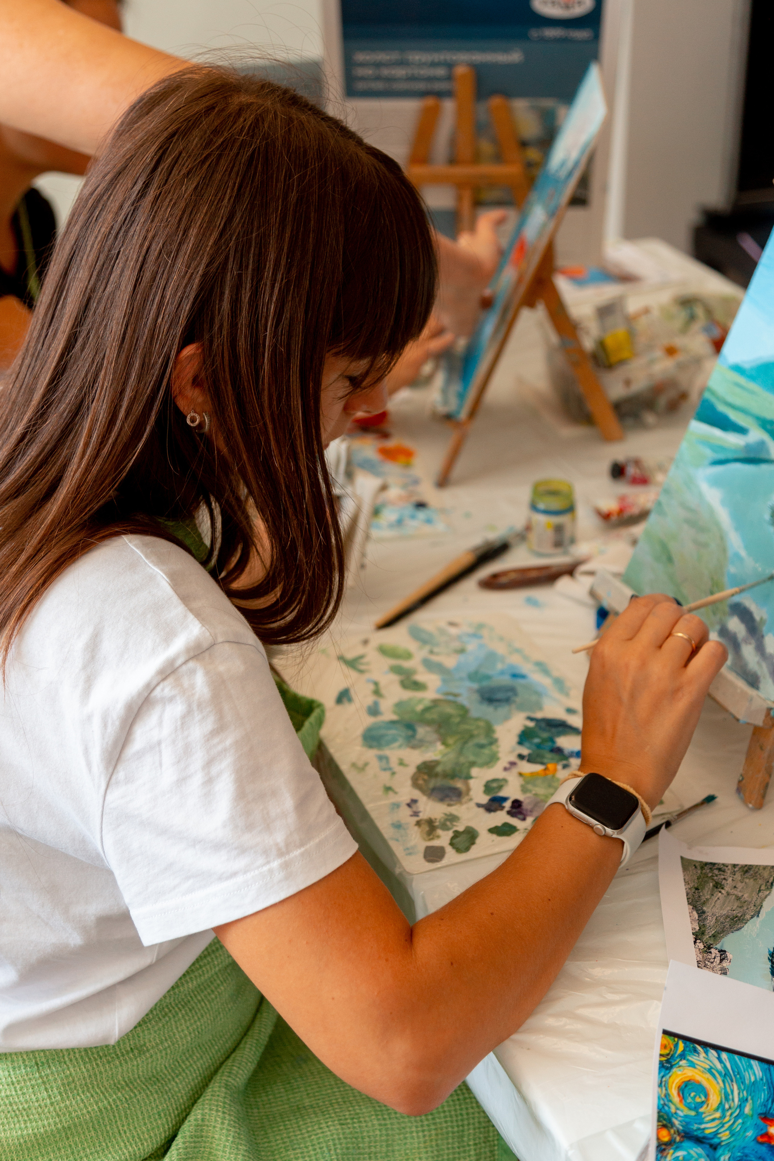 Мастер-класс по живописи. Фотограф Кемерово Анастасия Ларионова