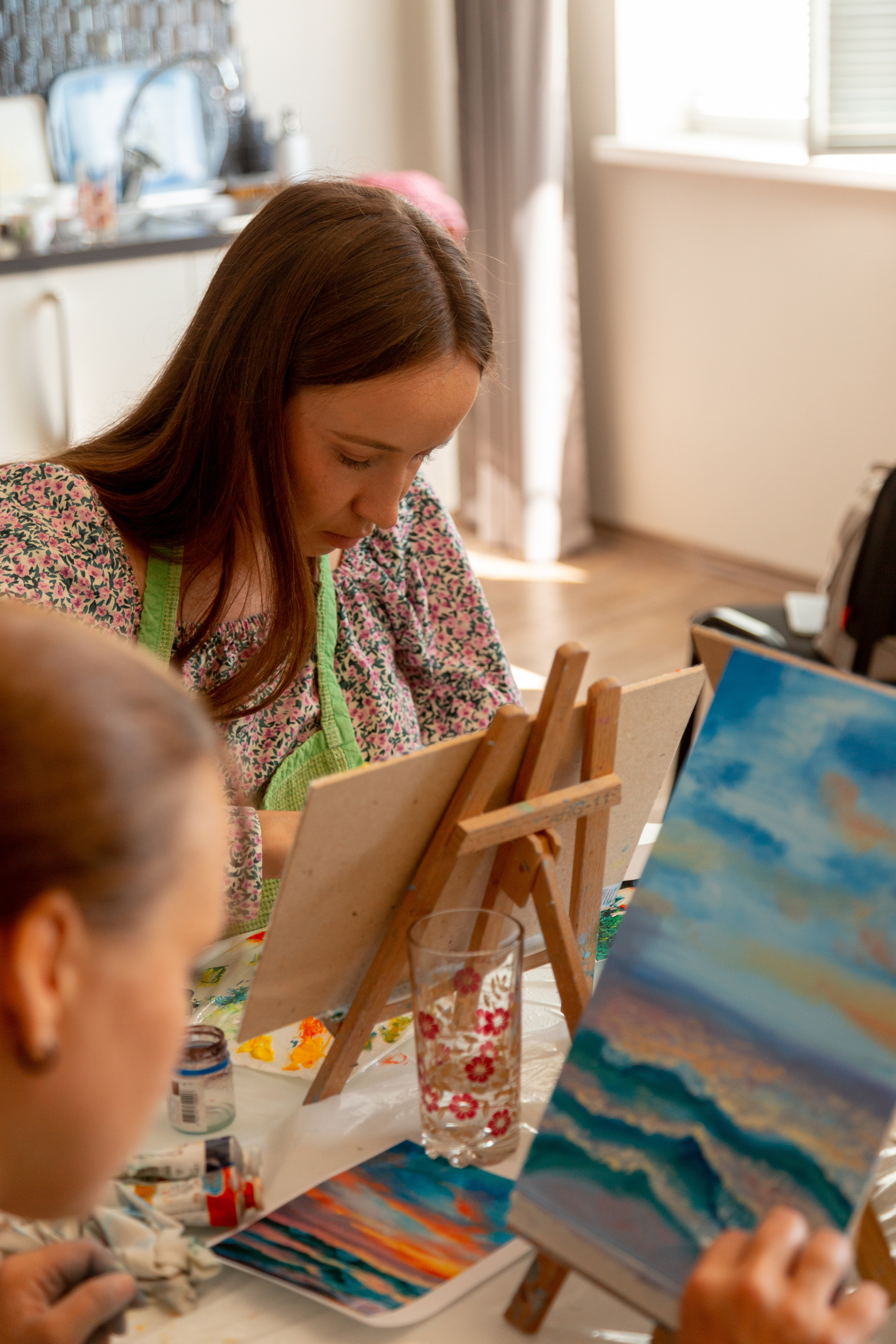 Мастер-класс по живописи. Фотограф Кемерово Анастасия Ларионова