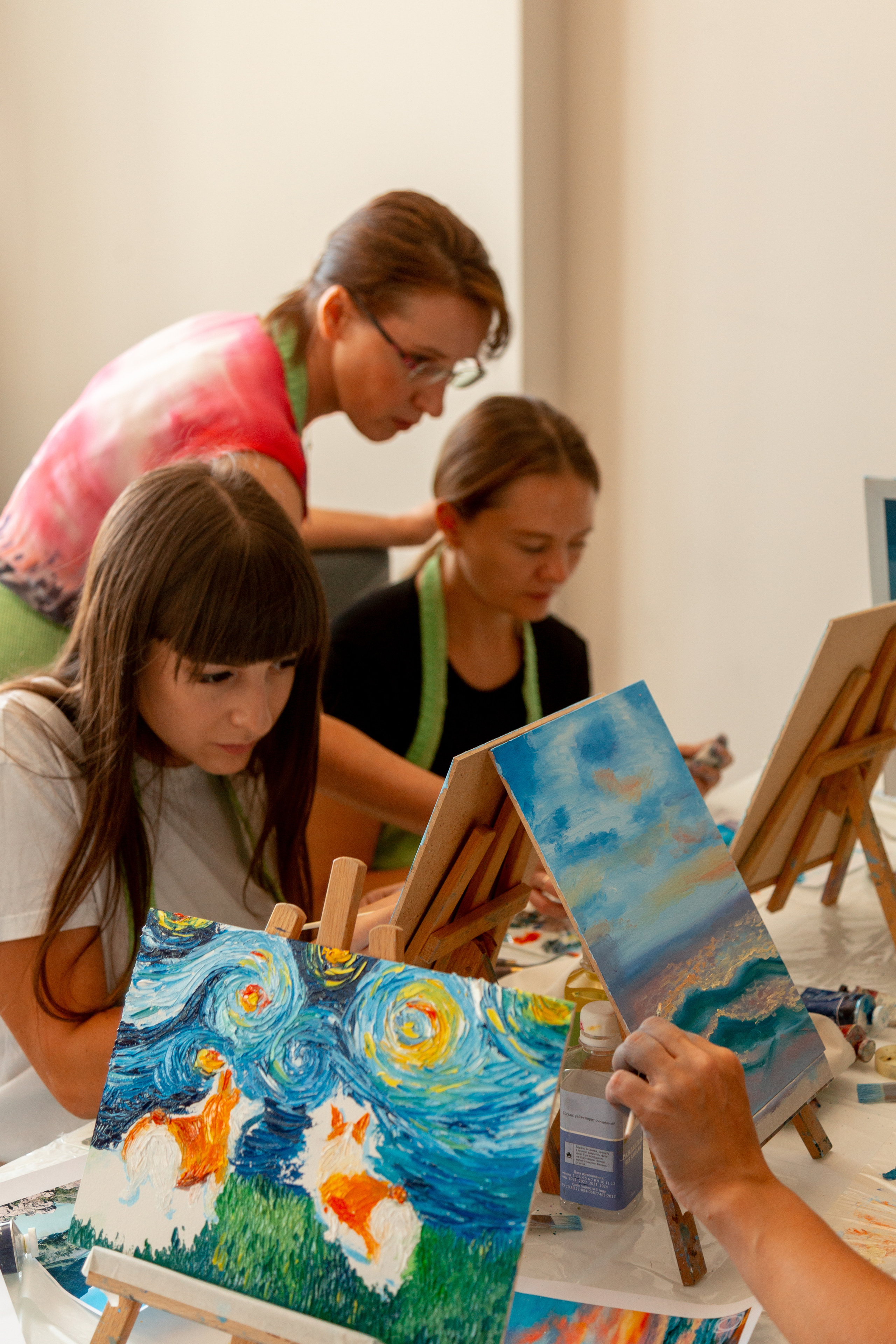 Мастер-класс по живописи. Фотограф Кемерово Анастасия Ларионова