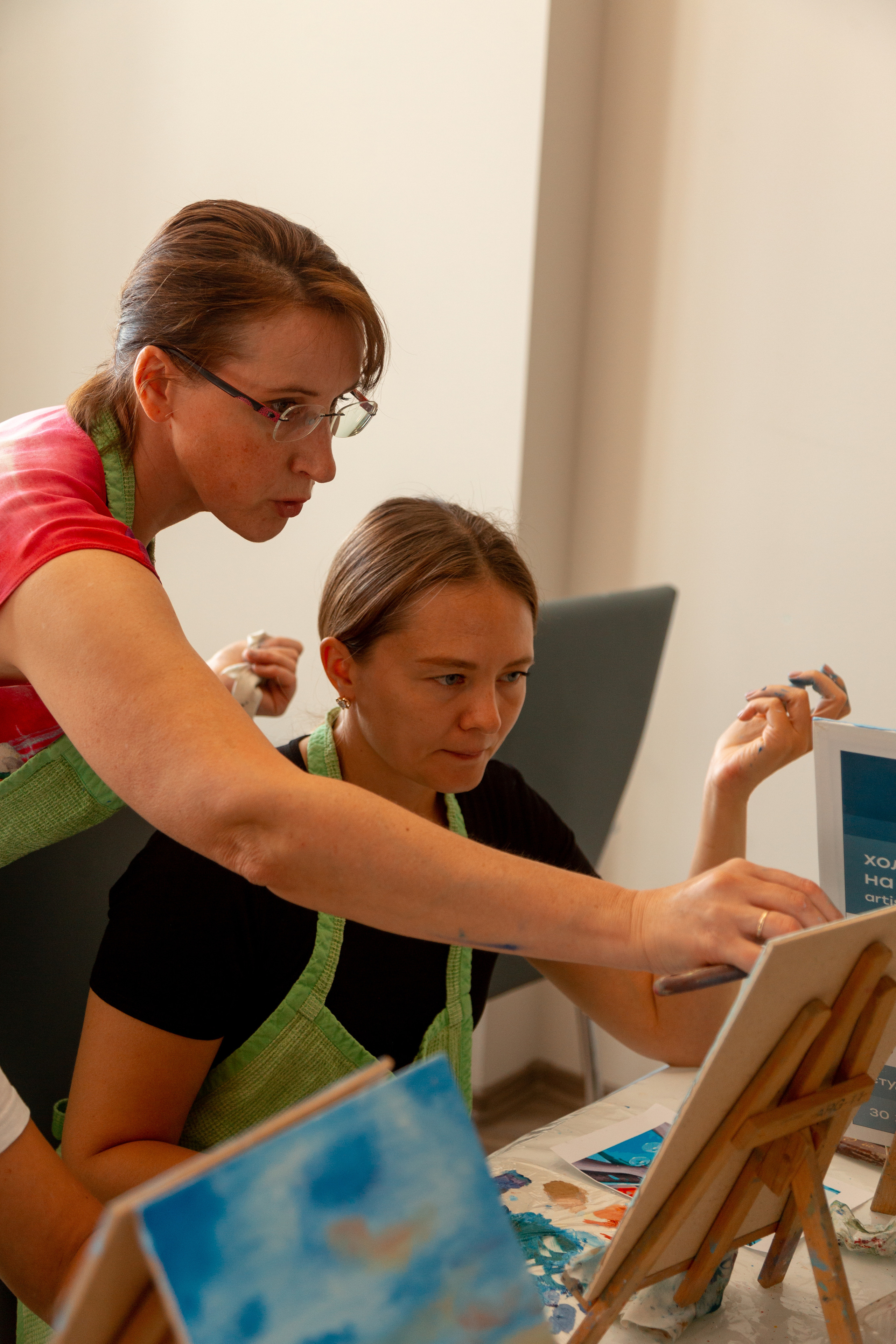 Мастер-класс по живописи. Фотограф Кемерово Анастасия Ларионова