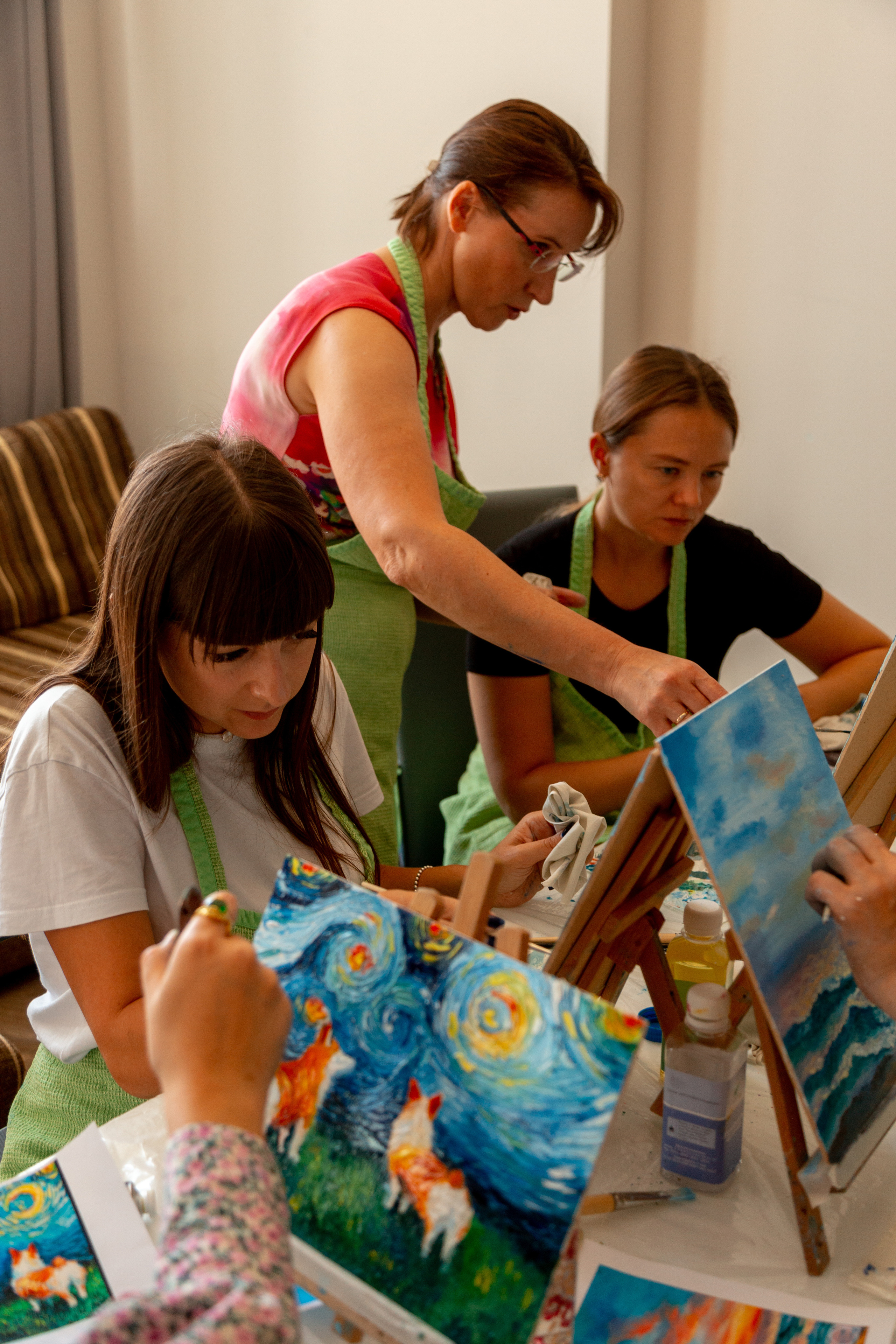 Мастер-класс по живописи. Фотограф Кемерово Анастасия Ларионова