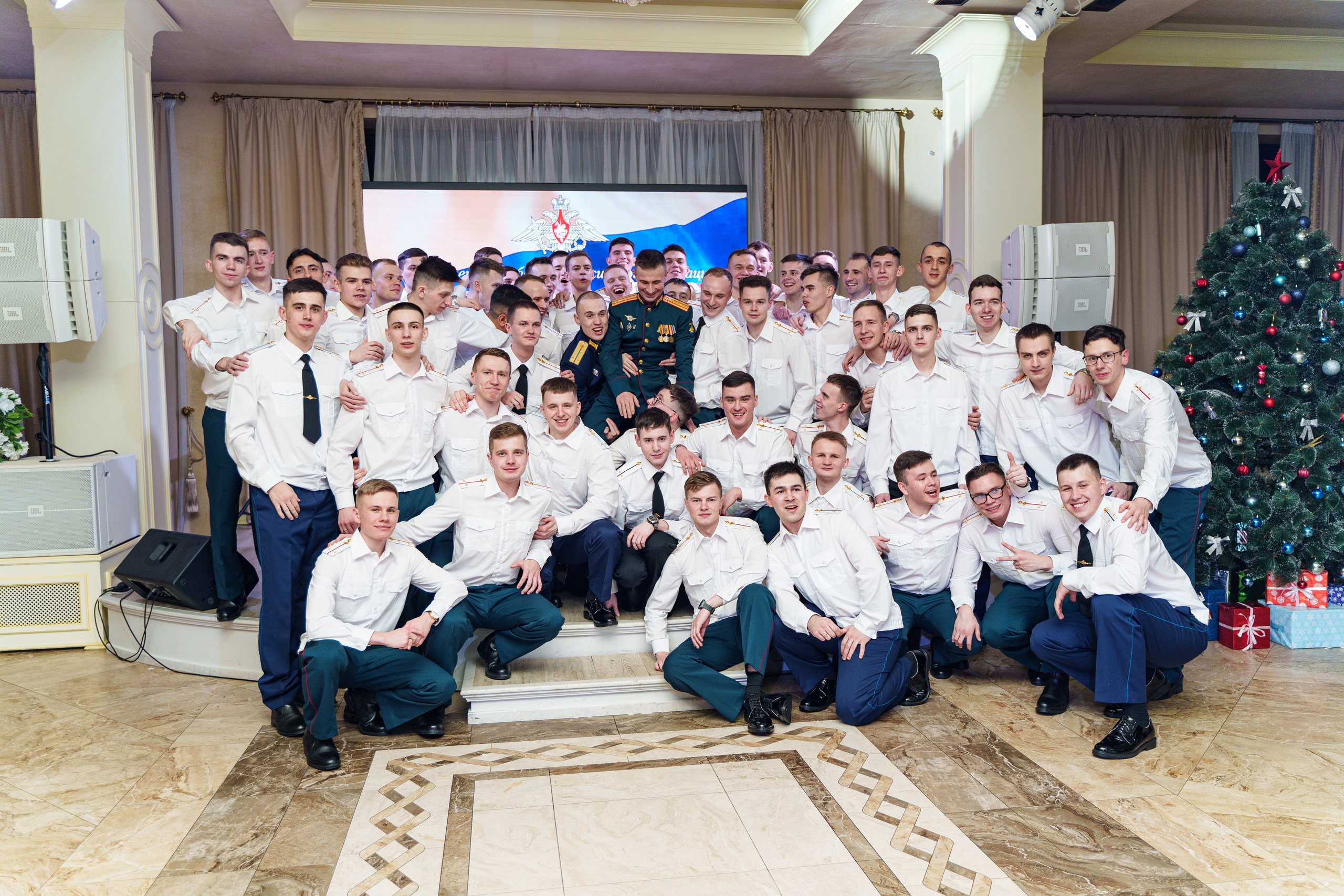 Фотосъемка выпуска военной академии и вручение дипломов