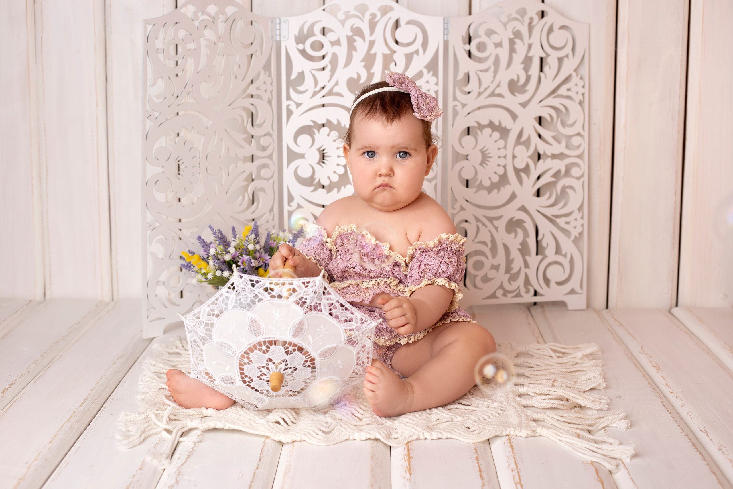 Проект «Годовасие» (12 месяцев). Фотограф новорожденных и детский фотограф в Радужном Васильева Елена