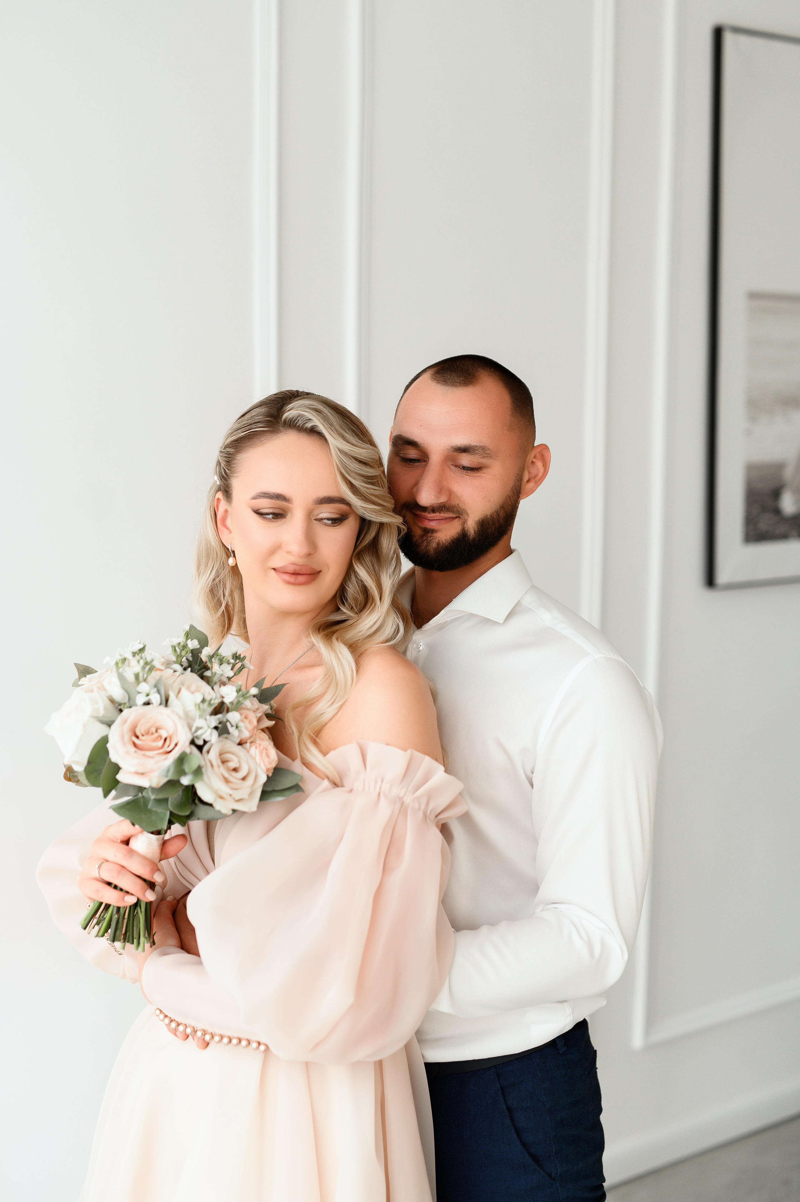 Ангелина и Александр | свадебная студийная съемка. Фотограф в Краснодаре Скубицкая Альбина