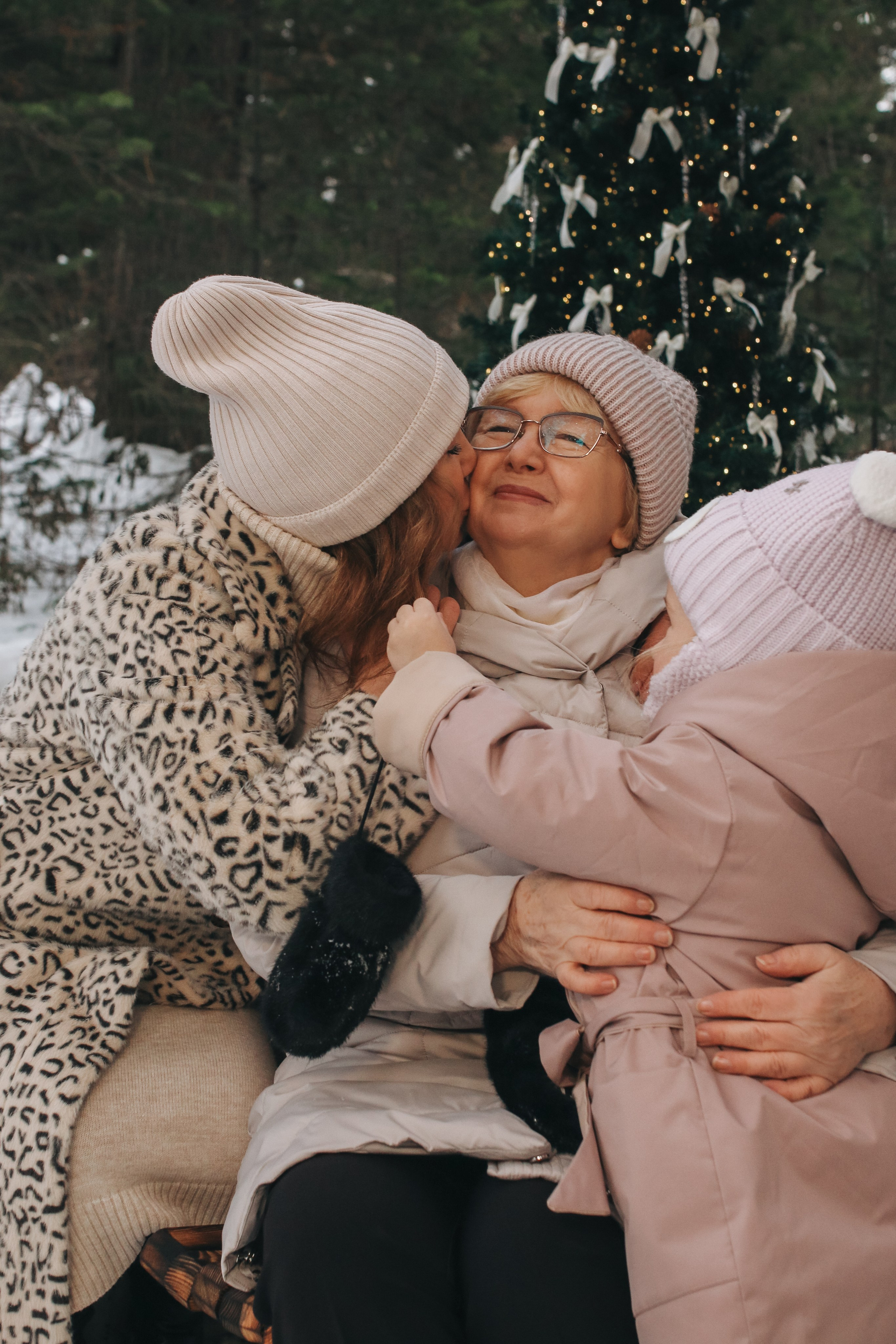 Лес зима. Семейный фотограф в Кемерово Мария Дорожко