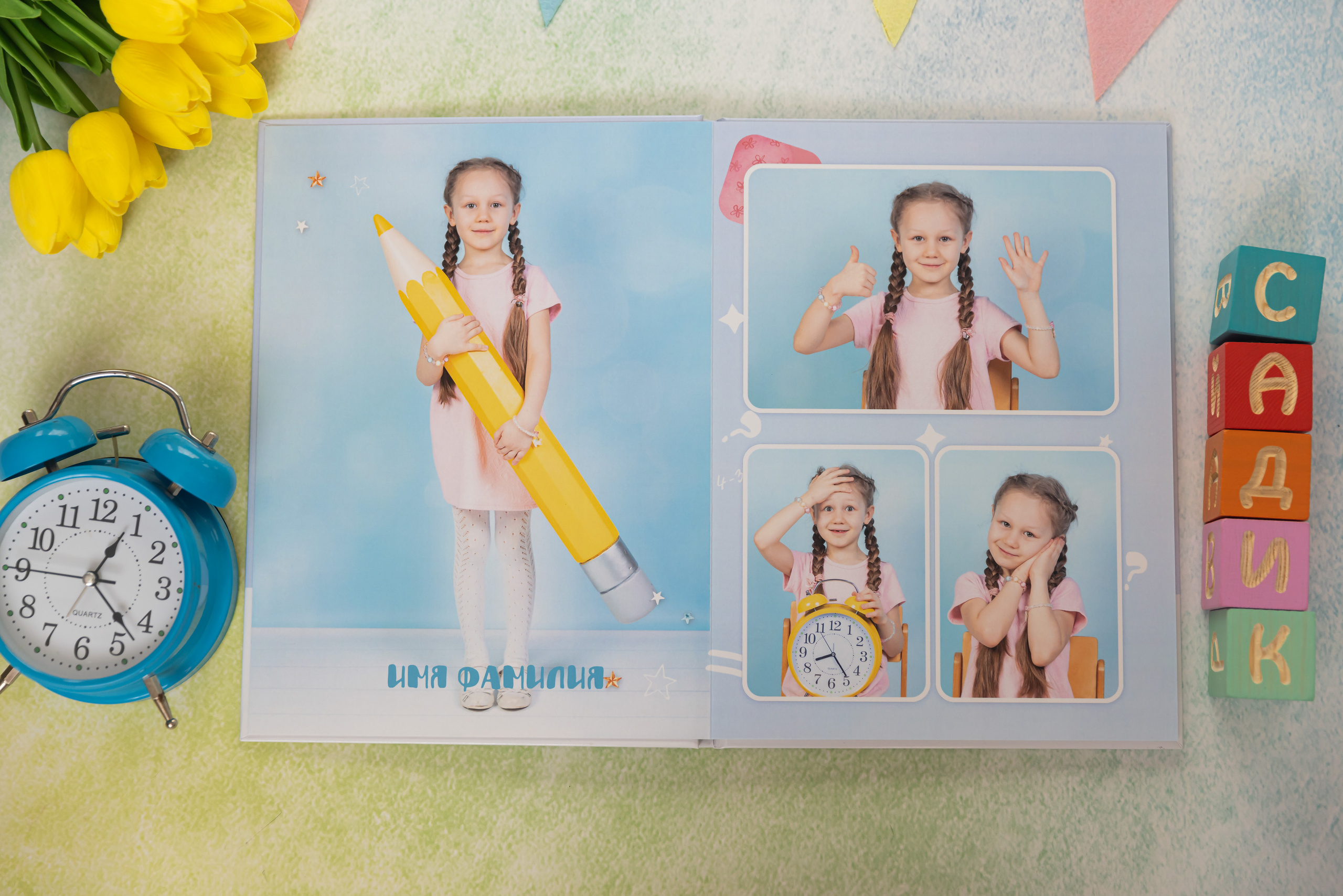 Фотоальбом детский сад «Детсво». Семейный и детский фотограф. Выпускные фотоальбомы