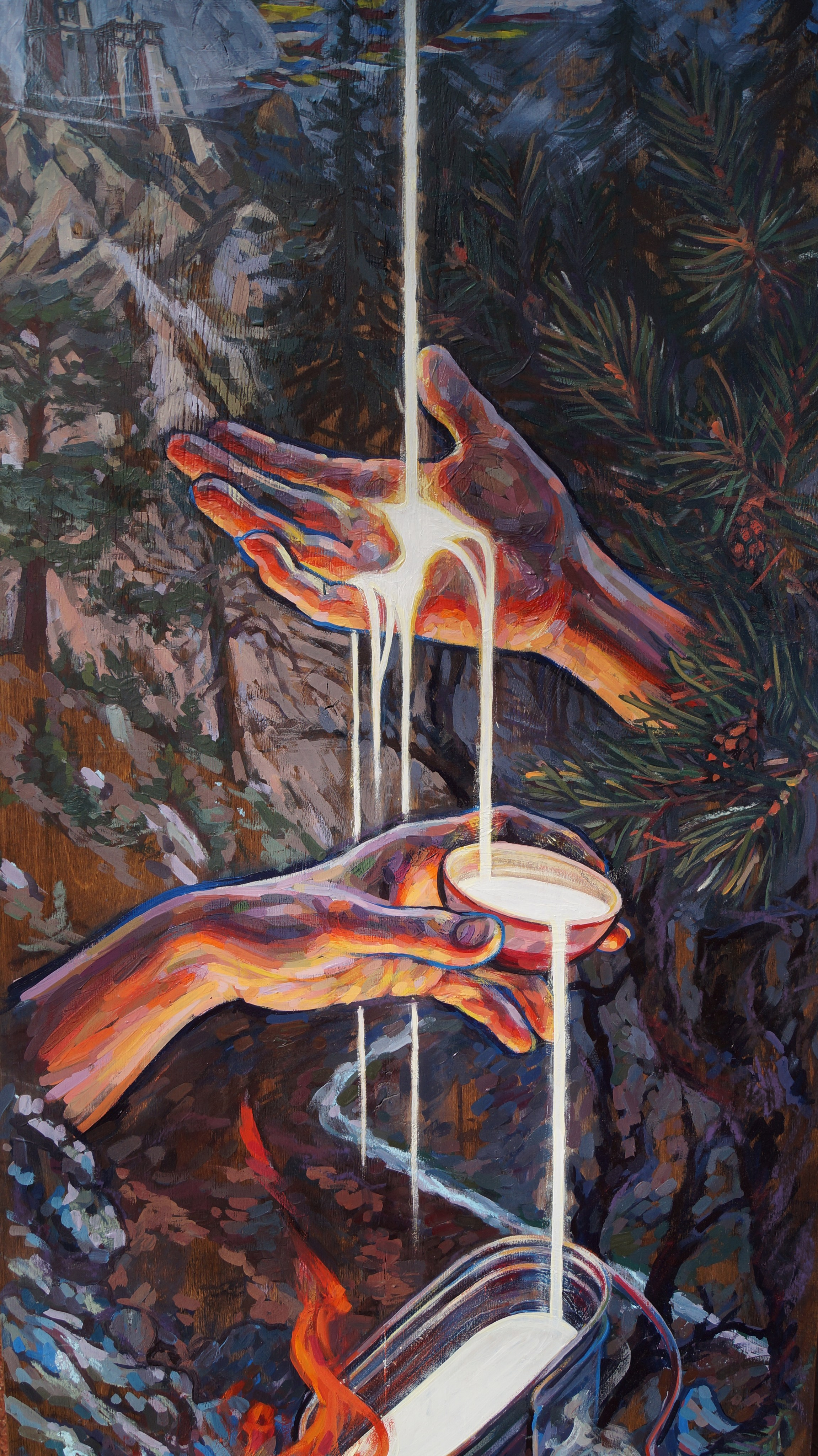 Чайная картина. Тибет. Саша Гдетотам