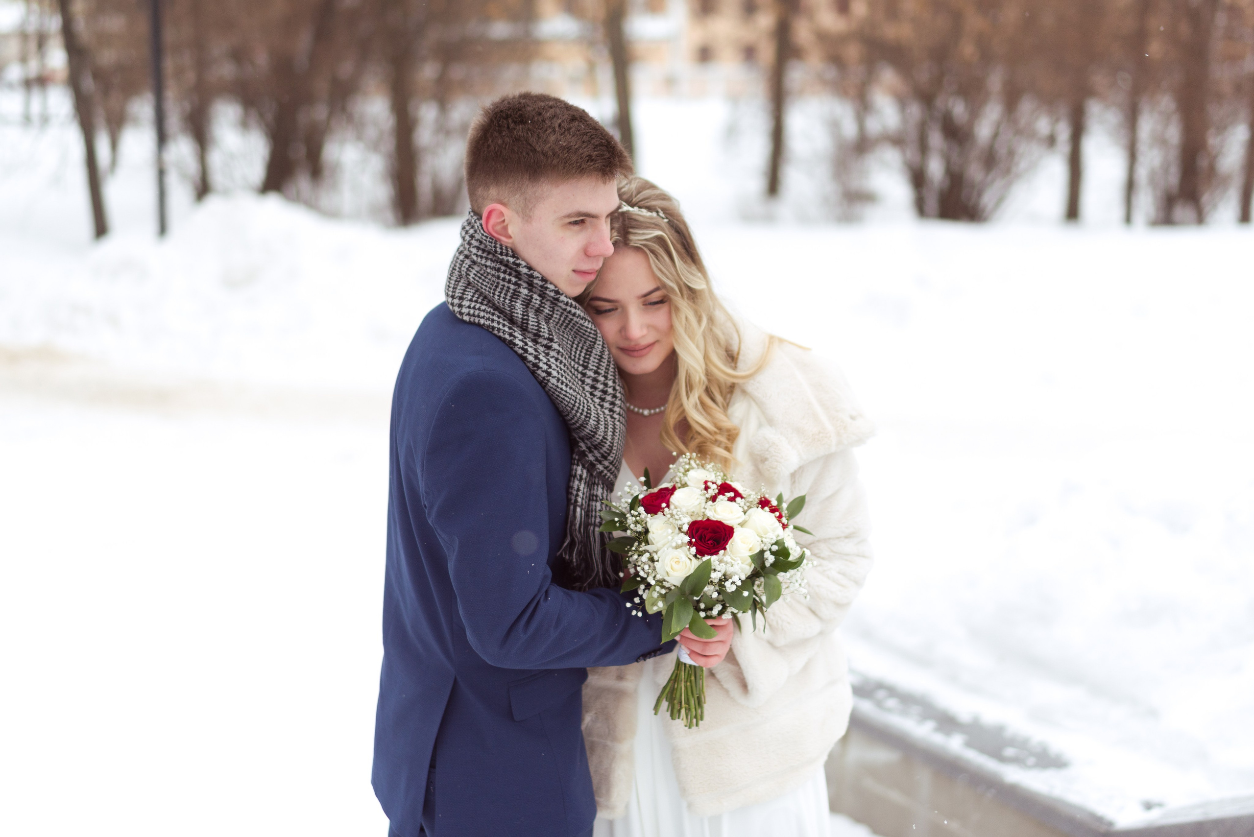 Свадебная фотосессия зимой