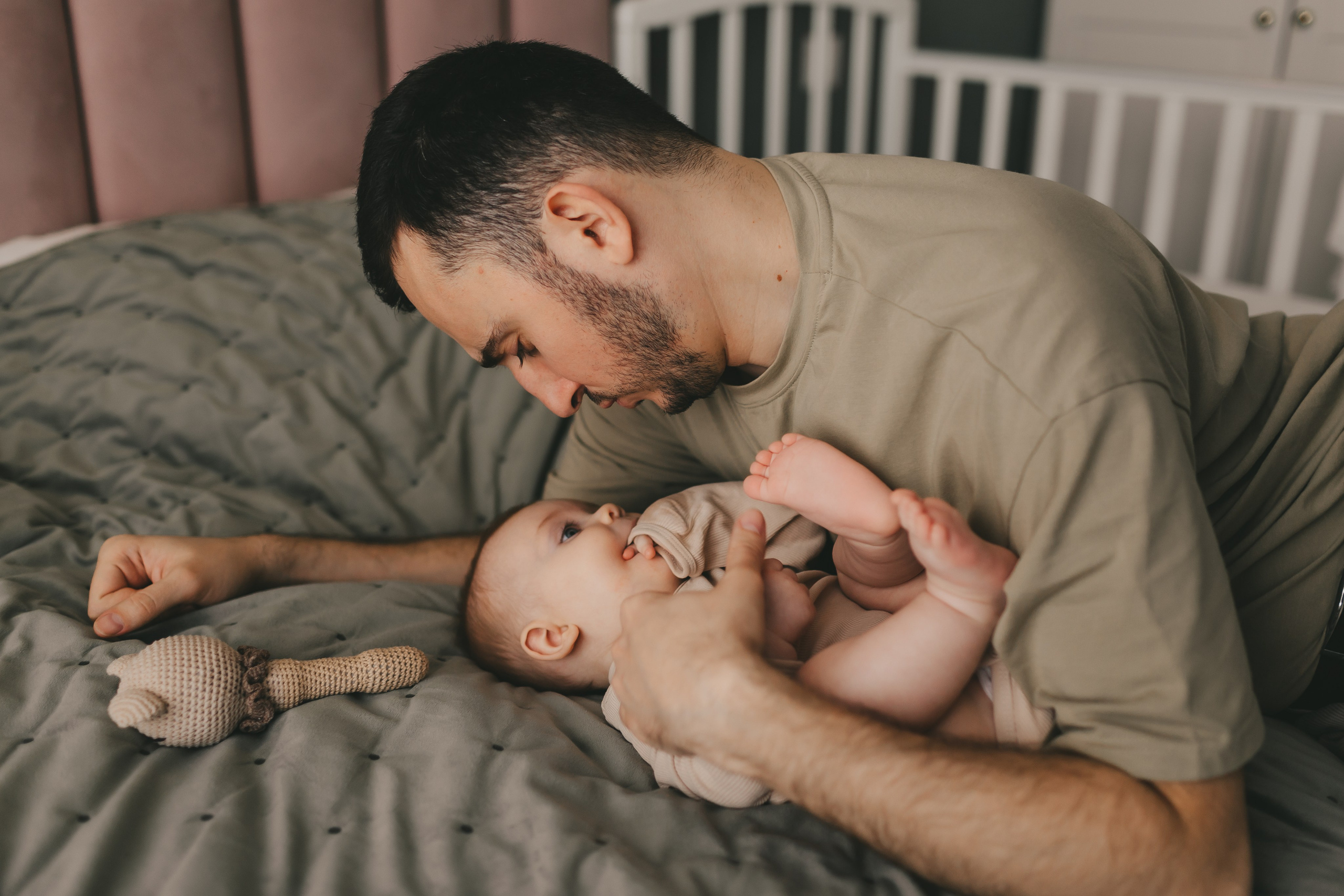 Женя, Юля и Вероника (домашняя фотосессия). Семейный и детский фотограф и видеограф в Москве, Дрокина Наталья