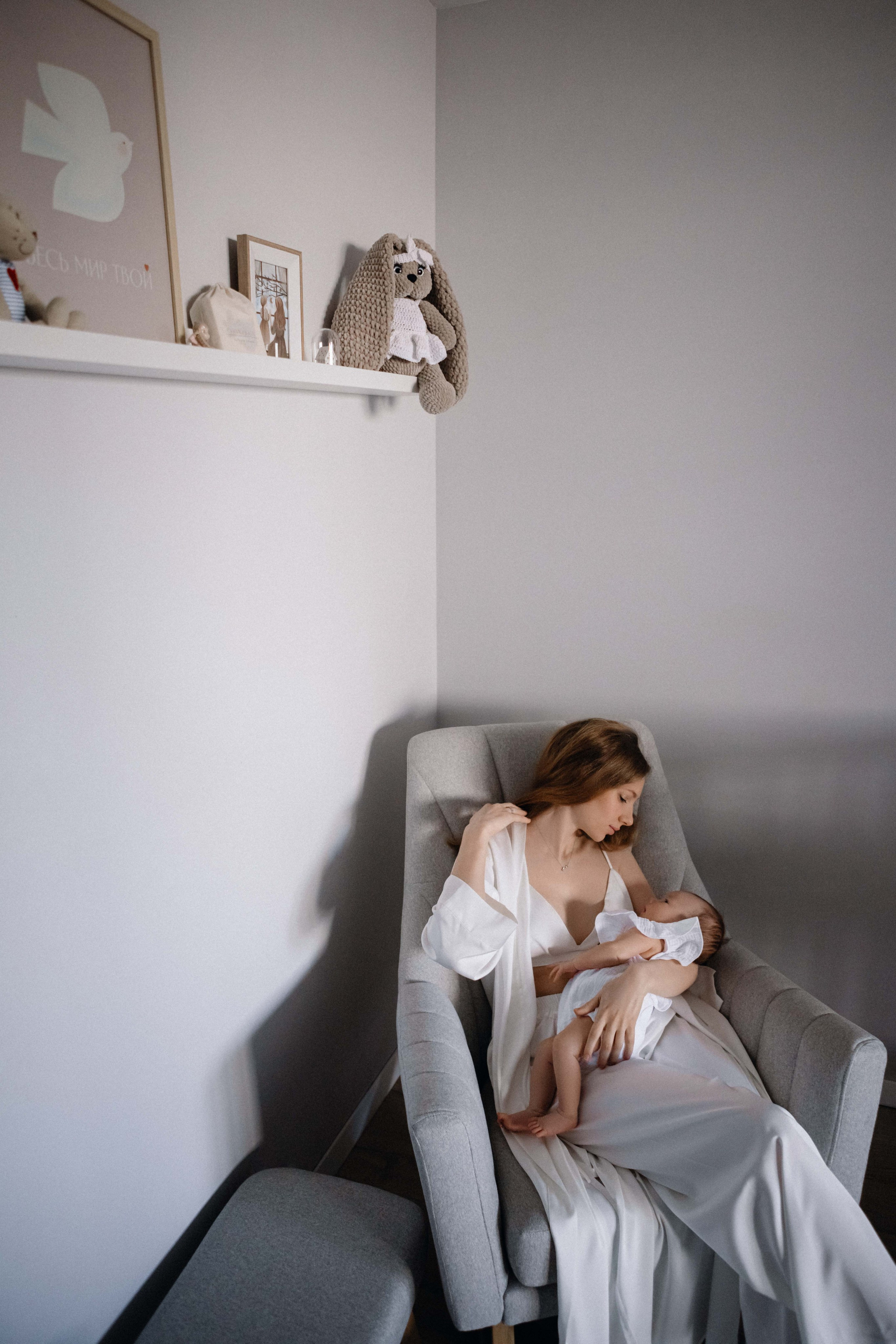 Домашняя фотосессия. Ксю, Вова и Оливия. Фотограф в Москве Ольга Сатони