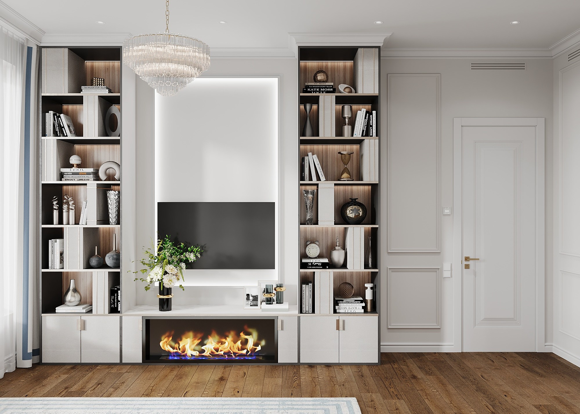 RESIDENCE WEST GARDEN, MOSCA. Irina Balykina — Interior 3D Visualisation