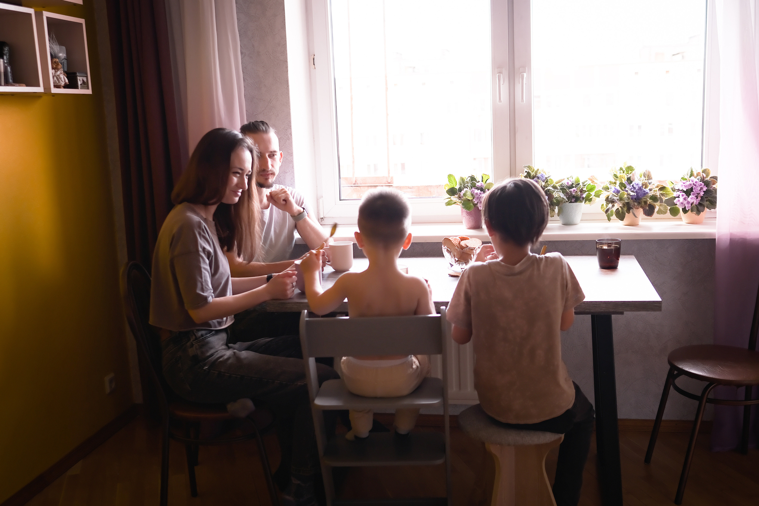 Андрей, Ольга, Женя и Лев. Семейный фотограф в Санкт-Петербурге Дарья Косянчук