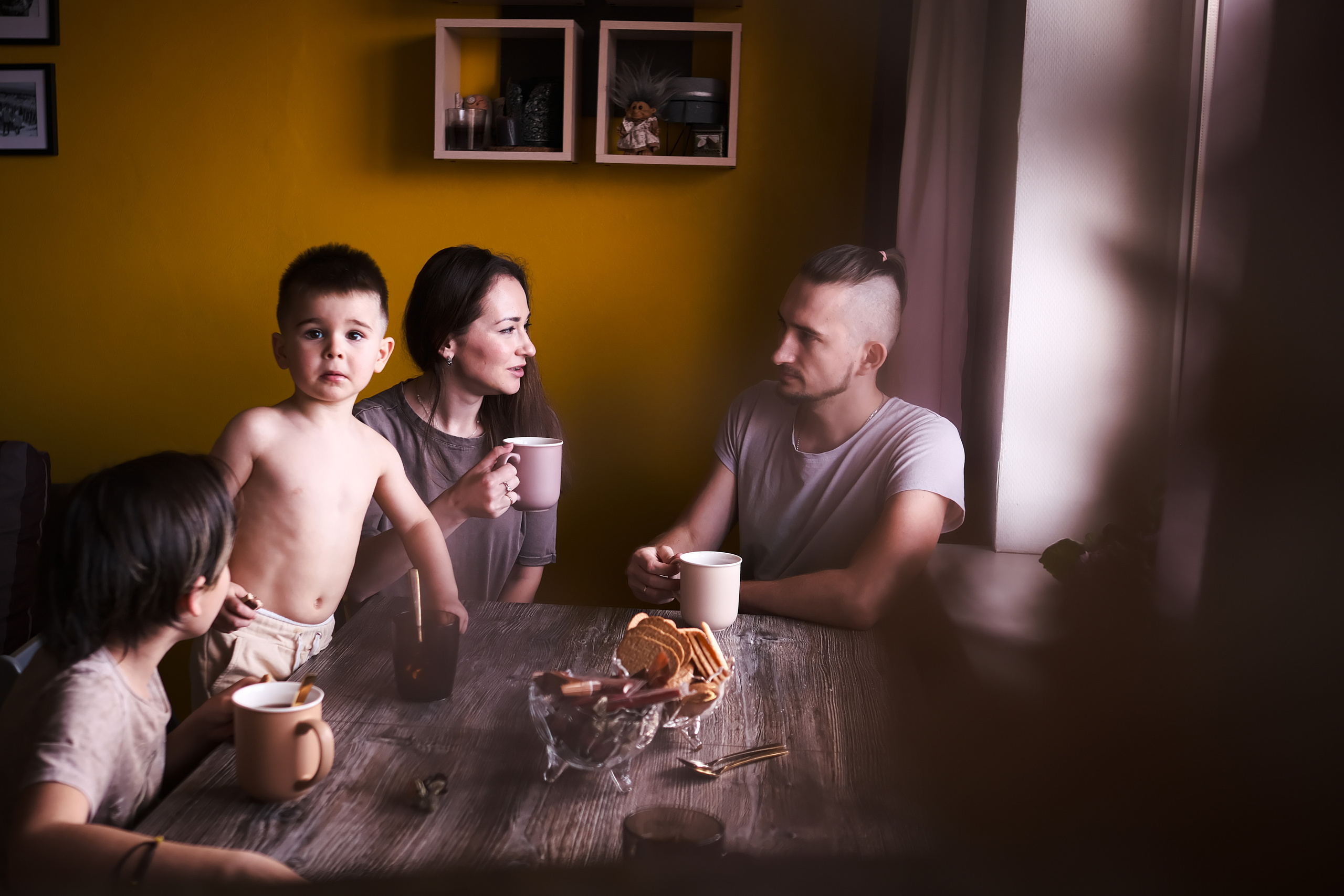 Андрей, Ольга, Женя и Лев. Семейный фотограф в Санкт-Петербурге Дарья Косянчук