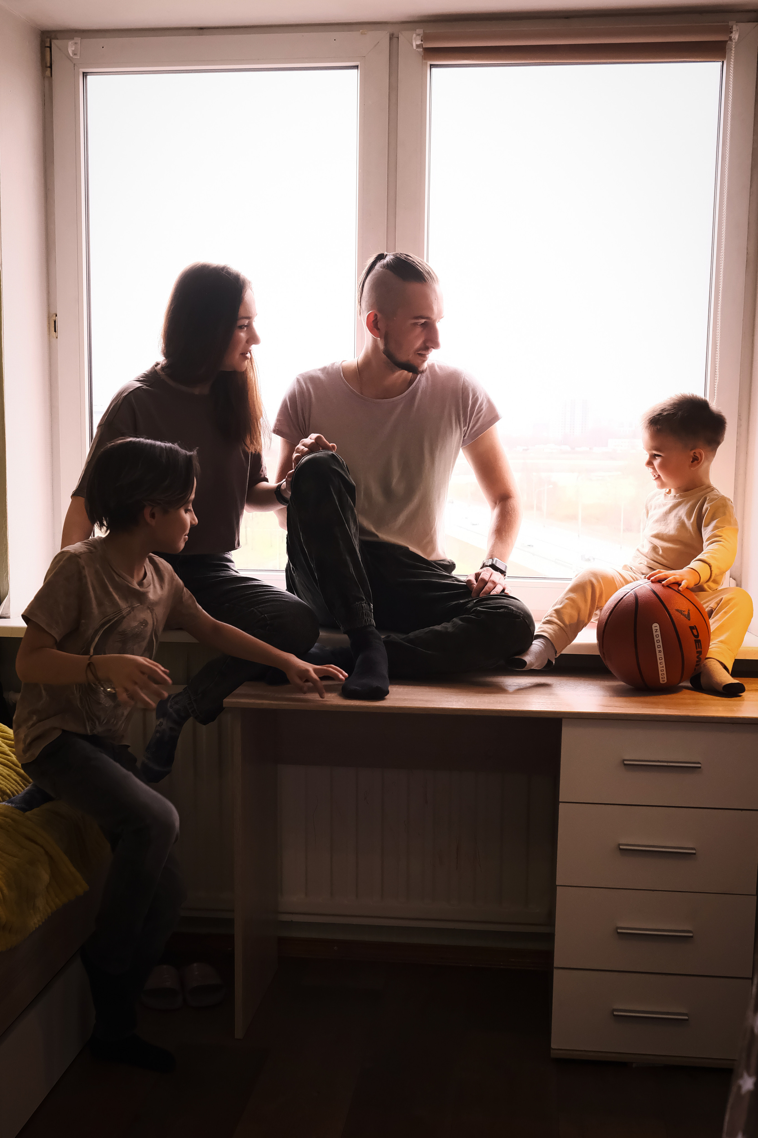 Андрей, Ольга, Женя и Лев. Семейный фотограф в Санкт-Петербурге Дарья Косянчук