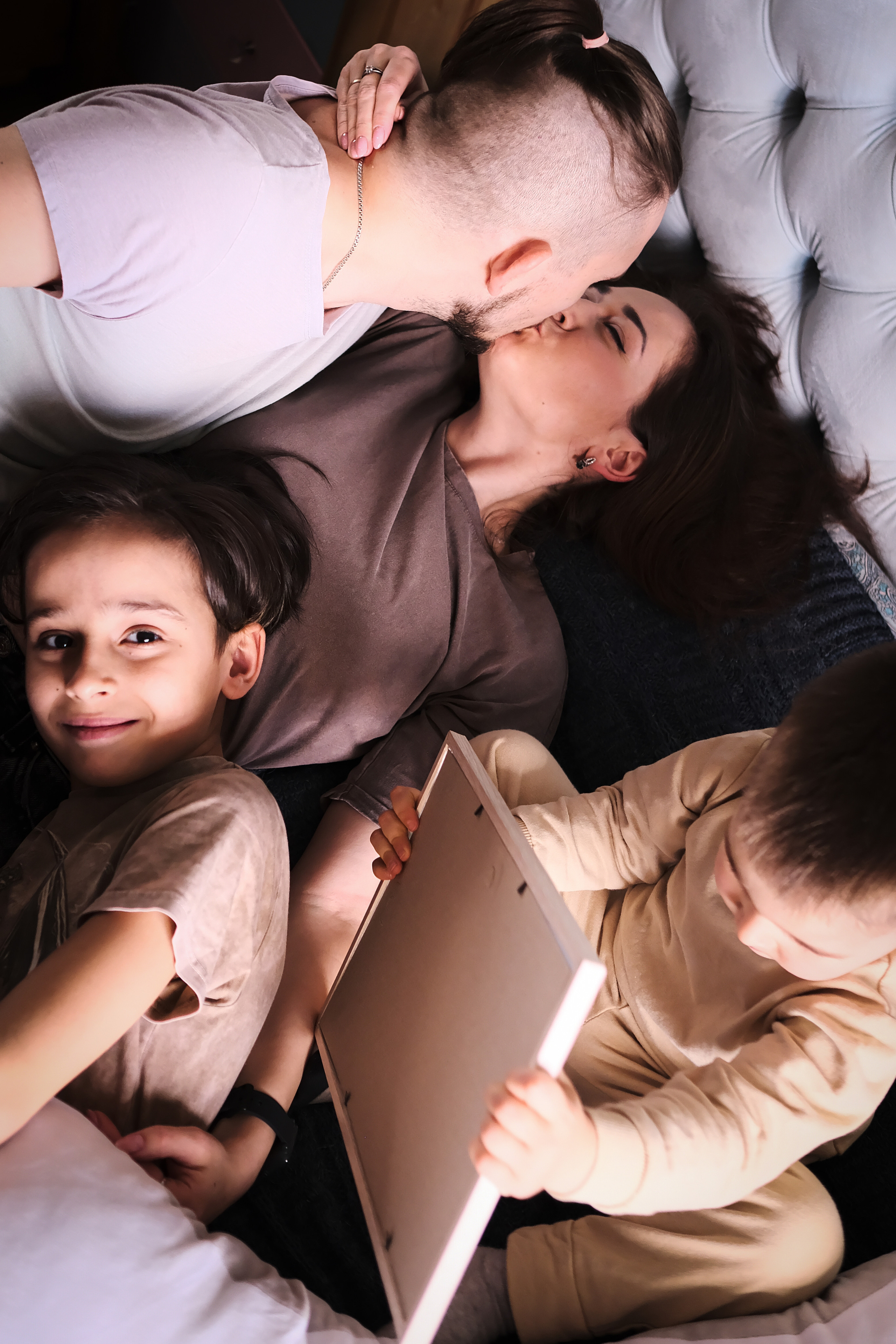 Андрей, Ольга, Женя и Лев. Семейный фотограф в Санкт-Петербурге Дарья Косянчук