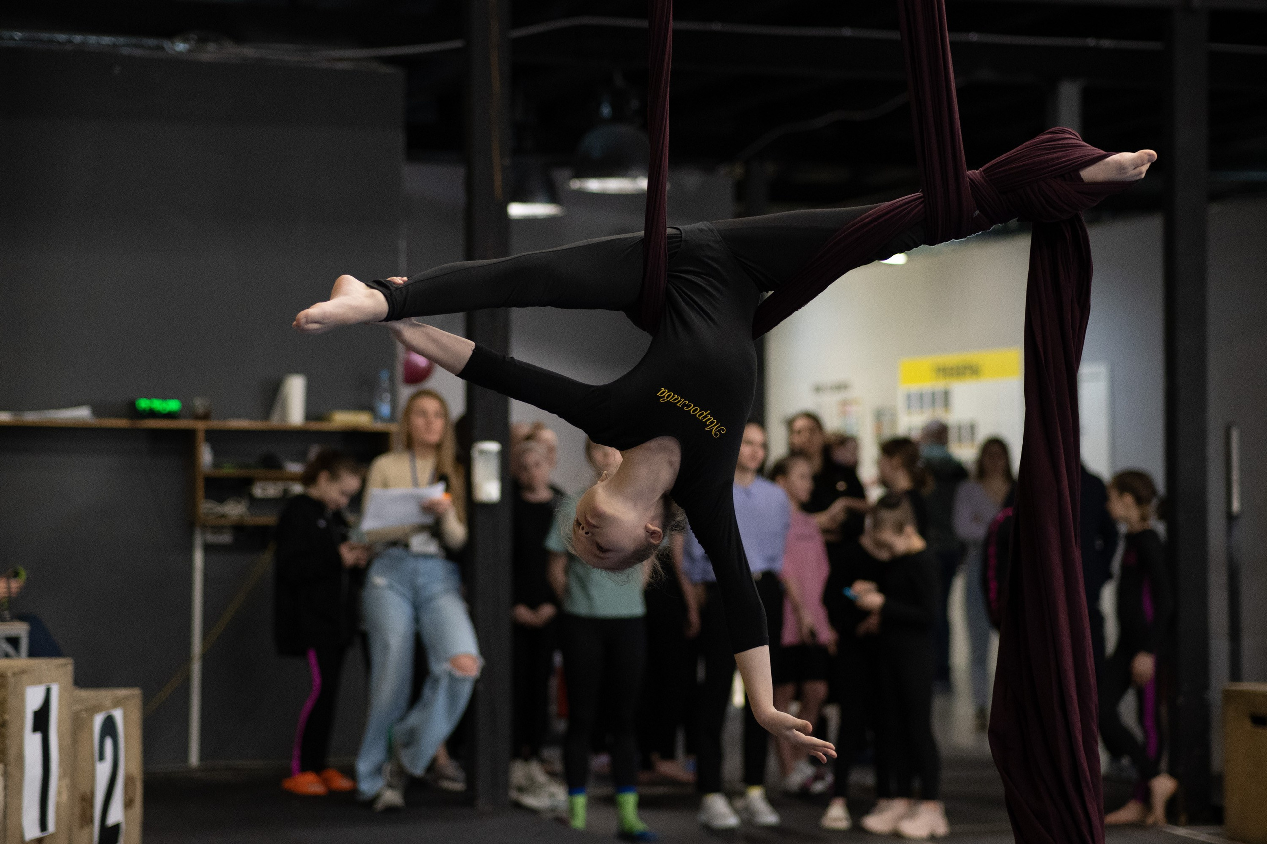 Внутриклубные соревнования по воздушной гимнастике 02.04.23