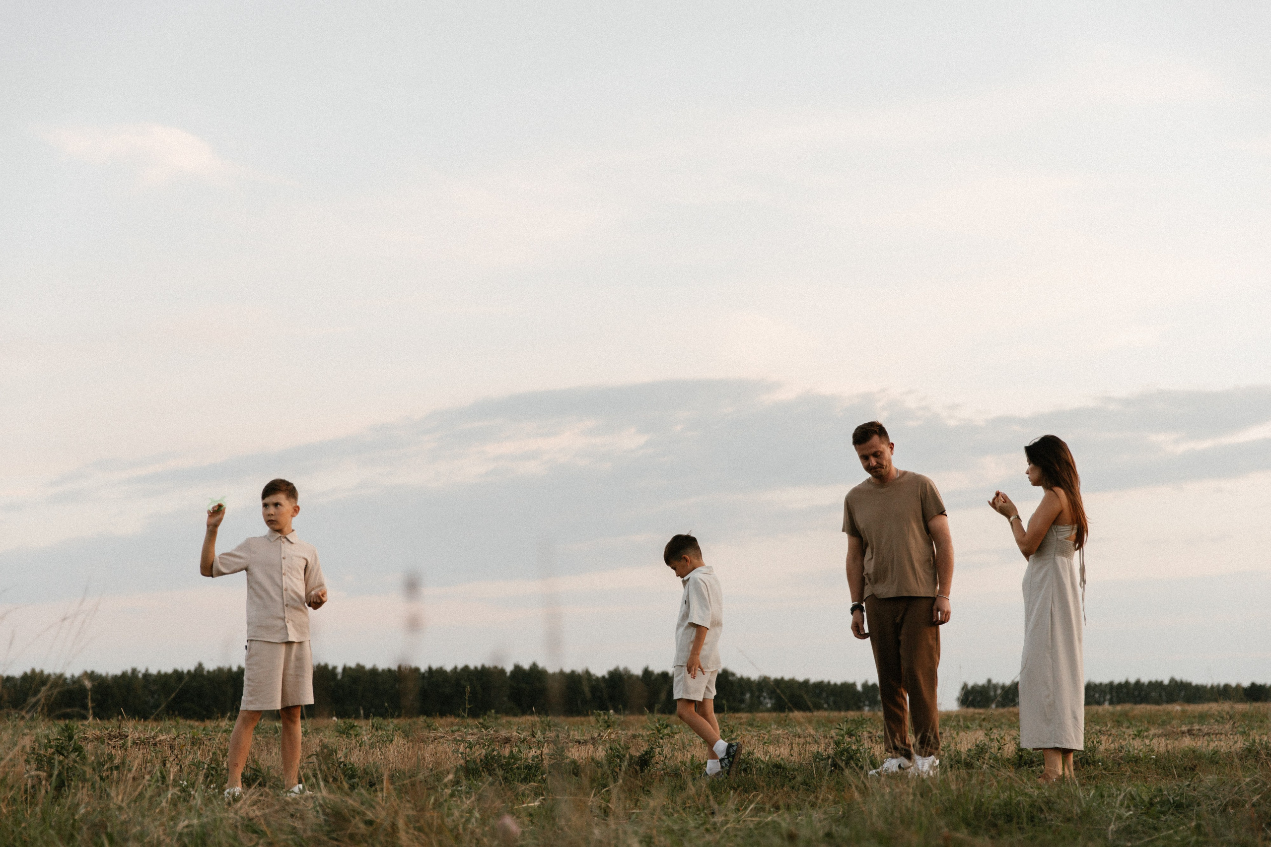 Летний вечер одной семьи. Фотограф Ульяна Дивина в Нижнем Новгороде и Нижегородской области