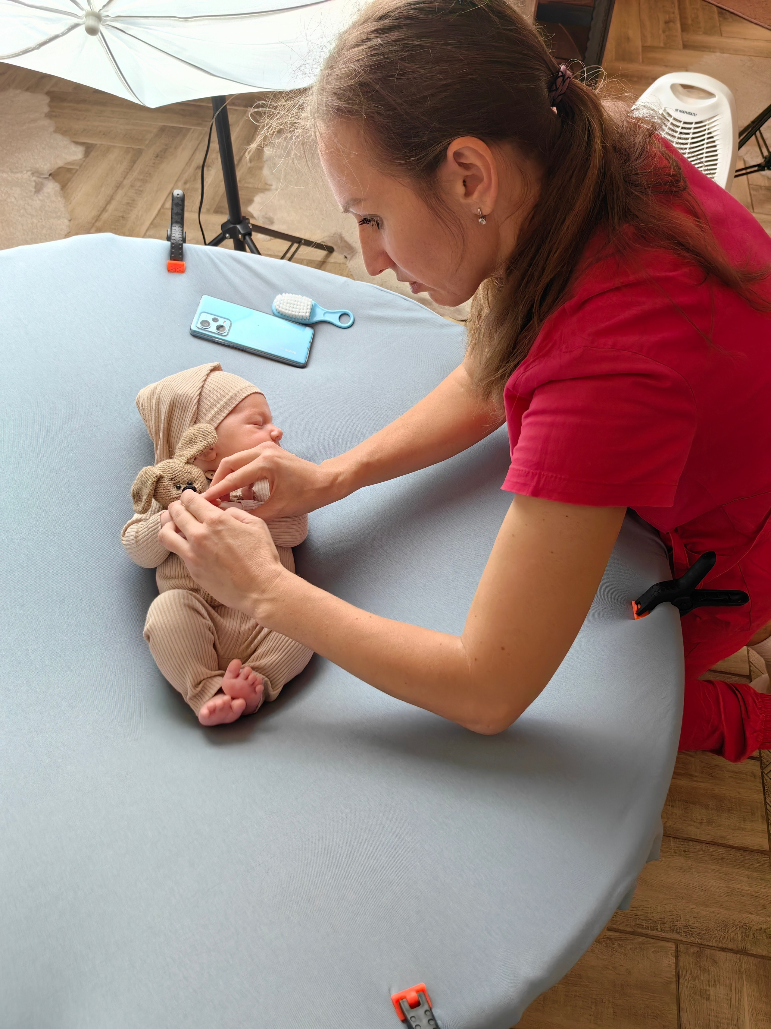 История одной съёмки (бэкстейдж). Фотограф новорождённых Анапа Елена Кушнарь