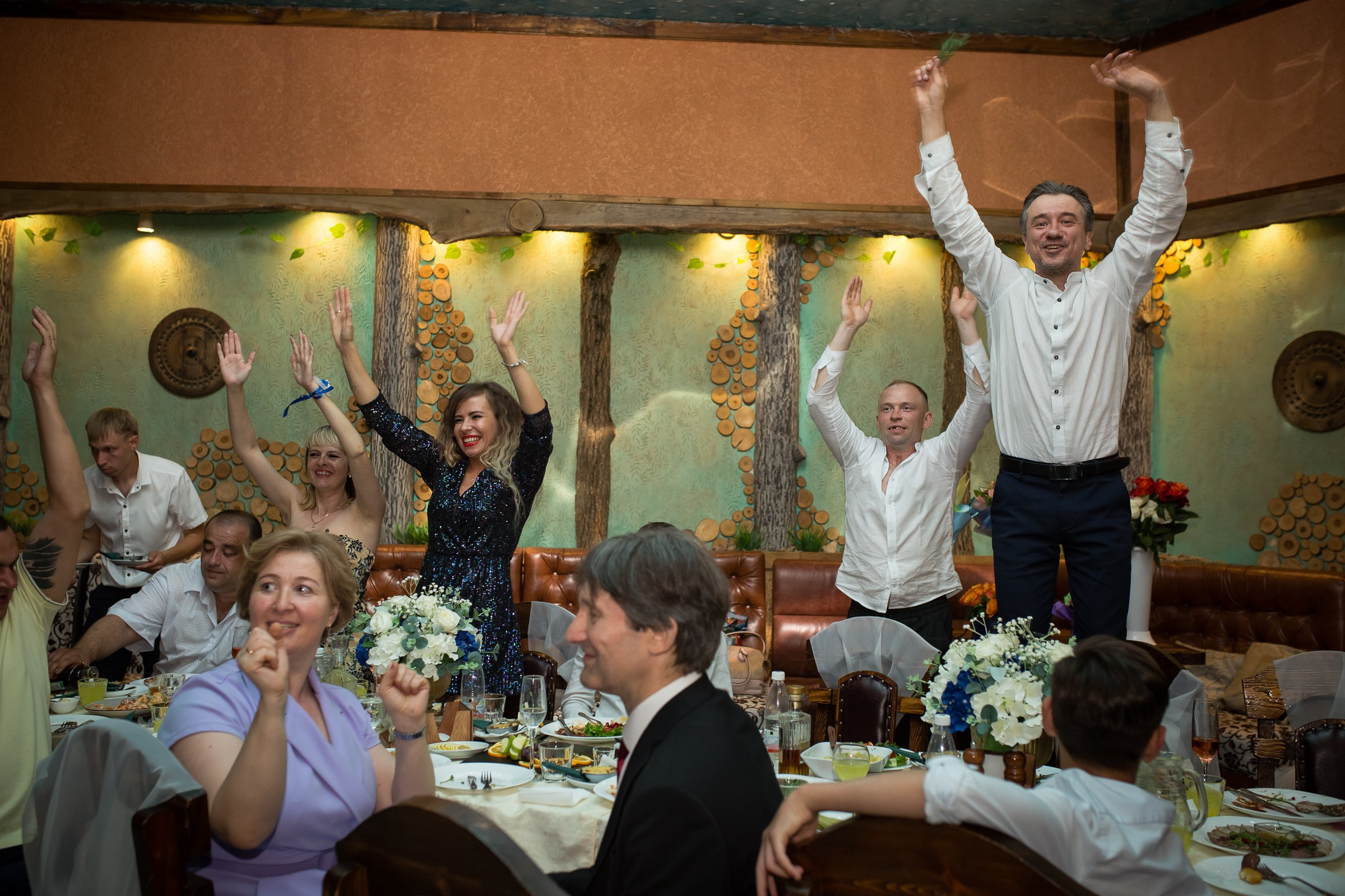 Банкет. Свадебная фотосъёмка в Москве, Туле