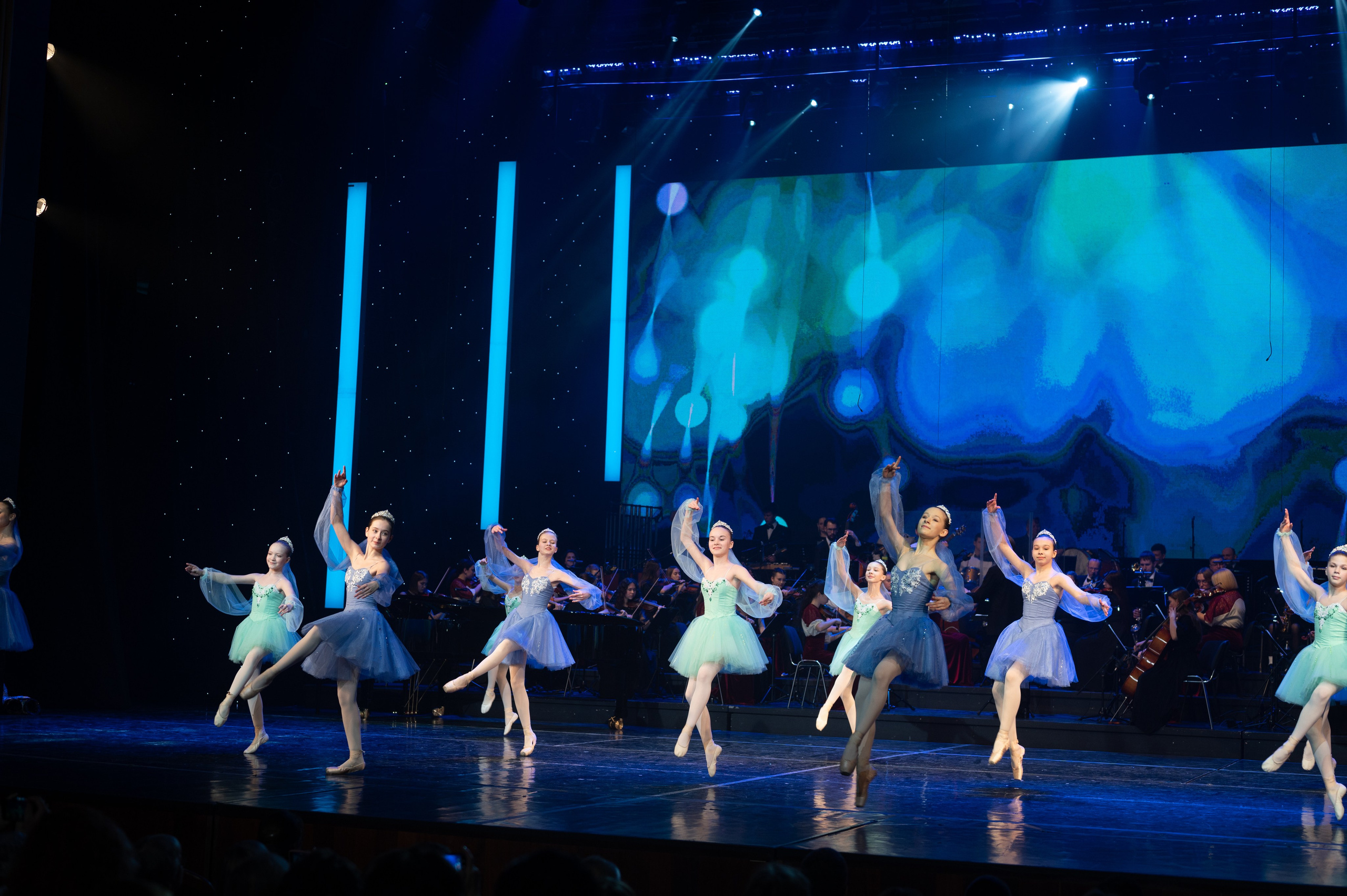 Отчетный концерт ДШИ «Гармония» «Зимняя гармония». Фотограф новорожденных, семейный детский в Тюмени Татьяна Морозова