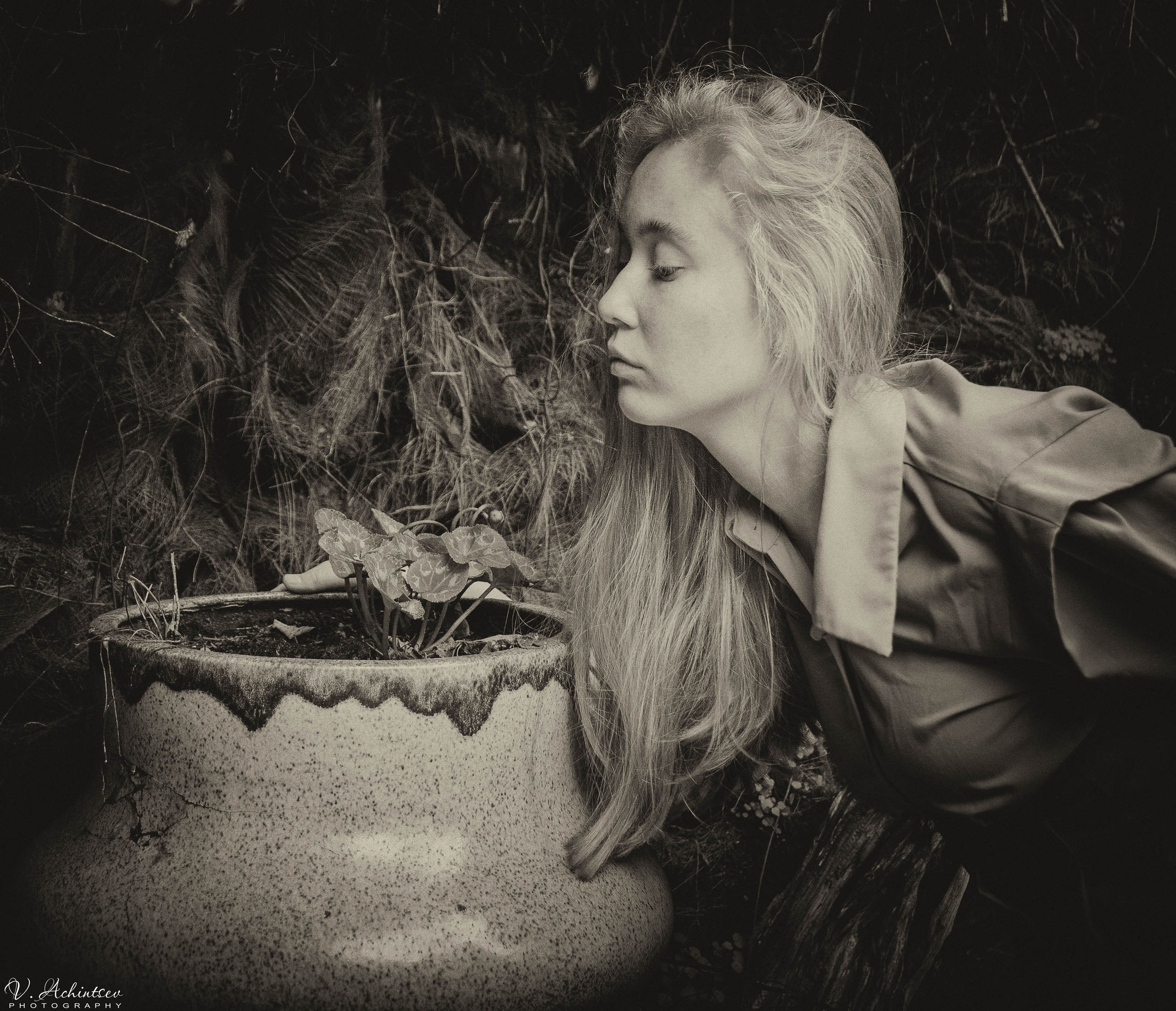 Диана. Чёрно-белое. Фотограф в Сочи Владимир Ачинцев