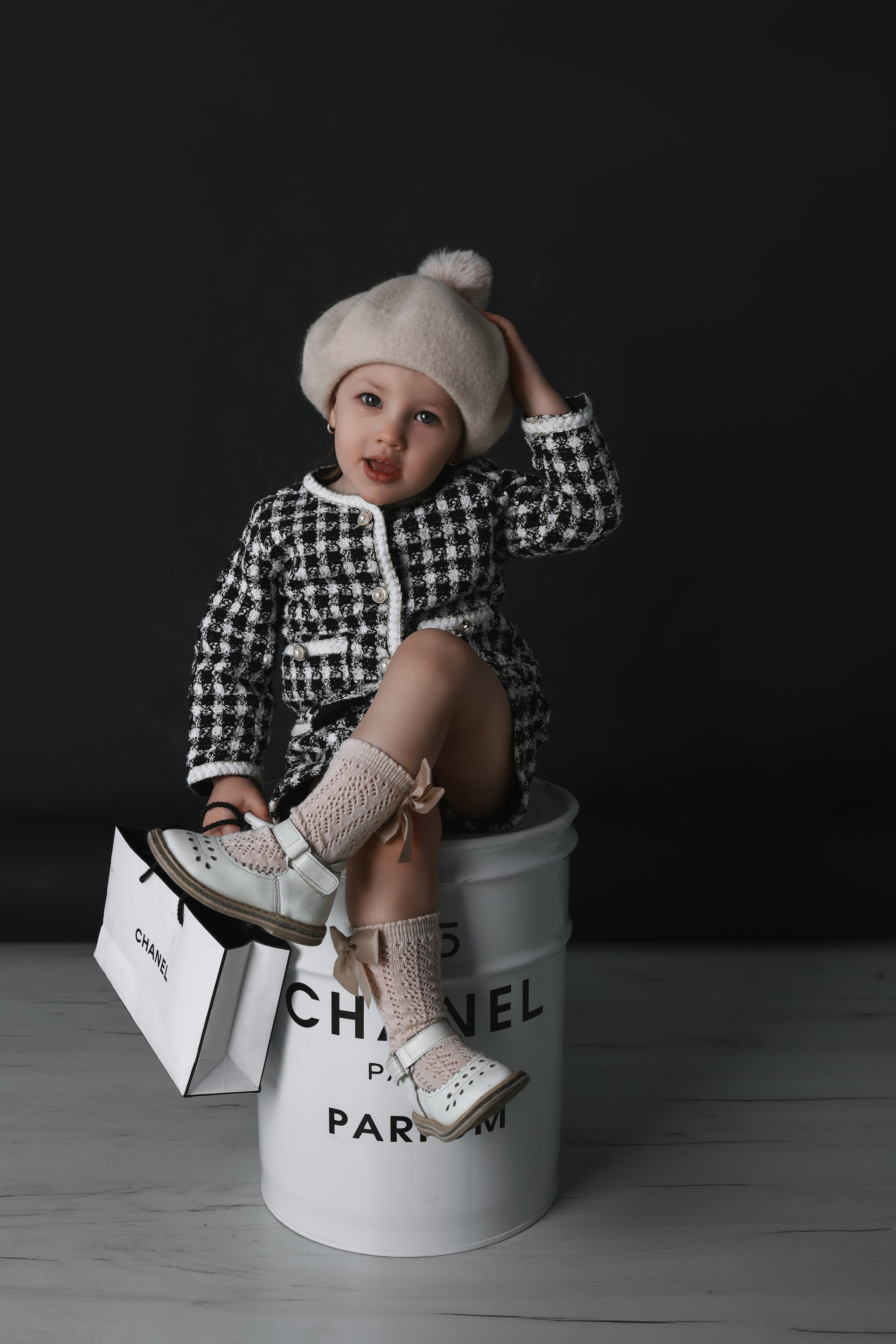 Шанель. Фотограф новорожденных и детский фотограф в Новосибирске